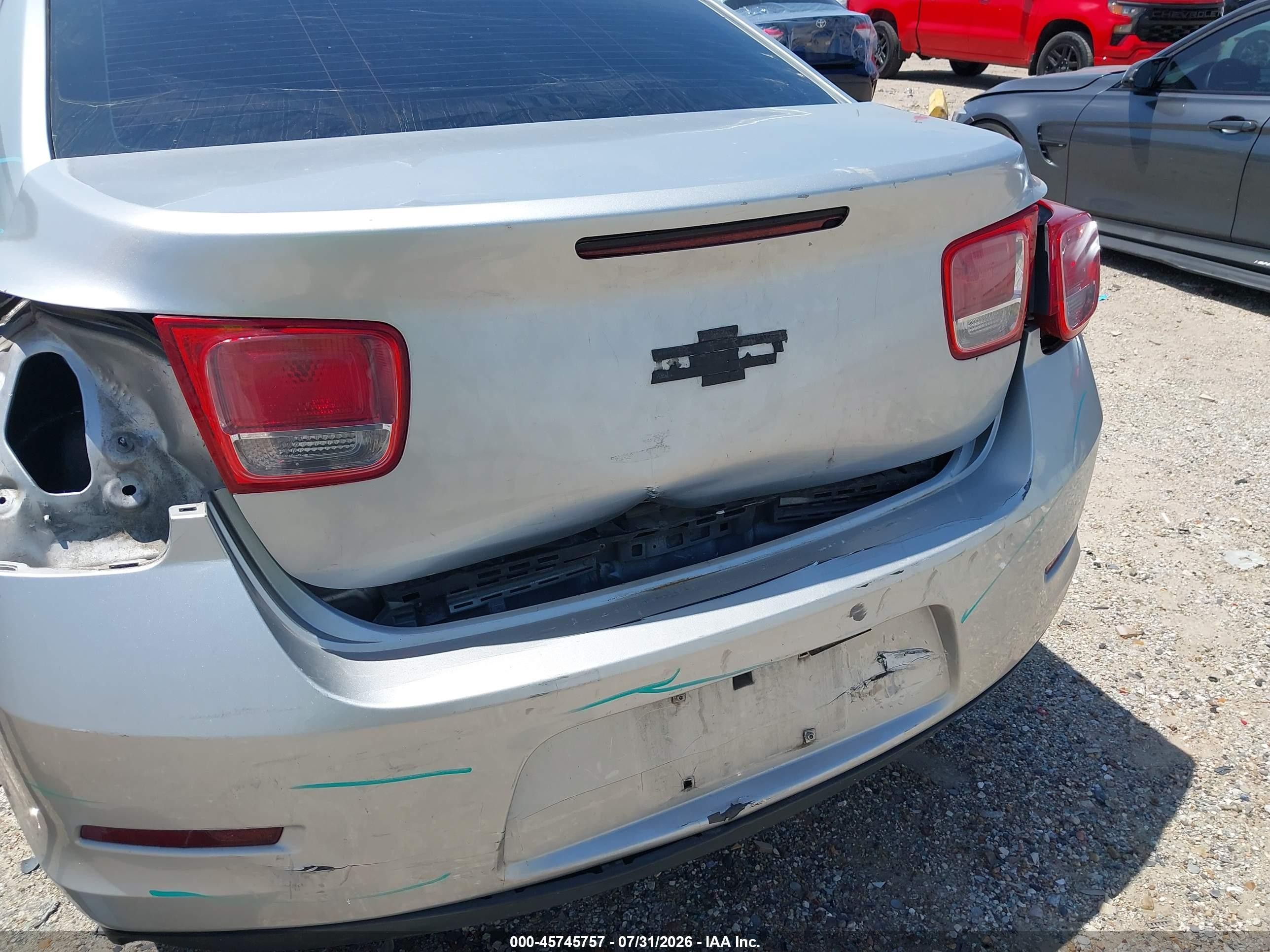 2013 Chevrolet Malibu 2lt Silver vin: 1G11E5SA7DF228288