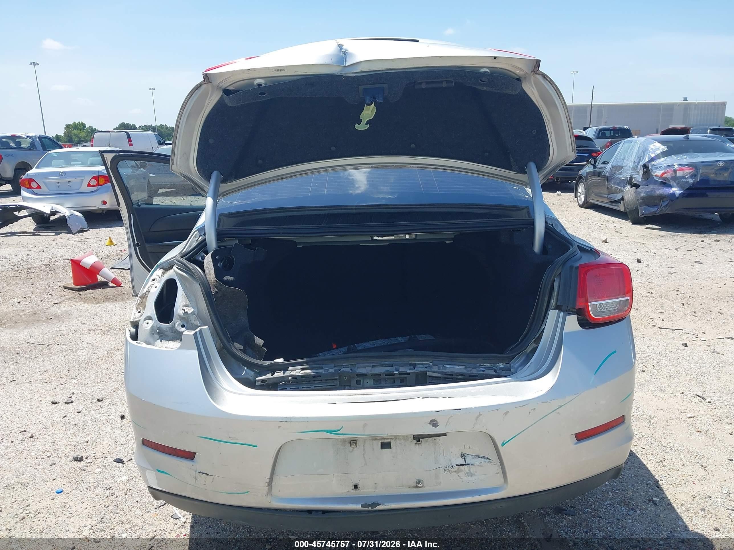 2013 Chevrolet Malibu 2lt Silver vin: 1G11E5SA7DF228288