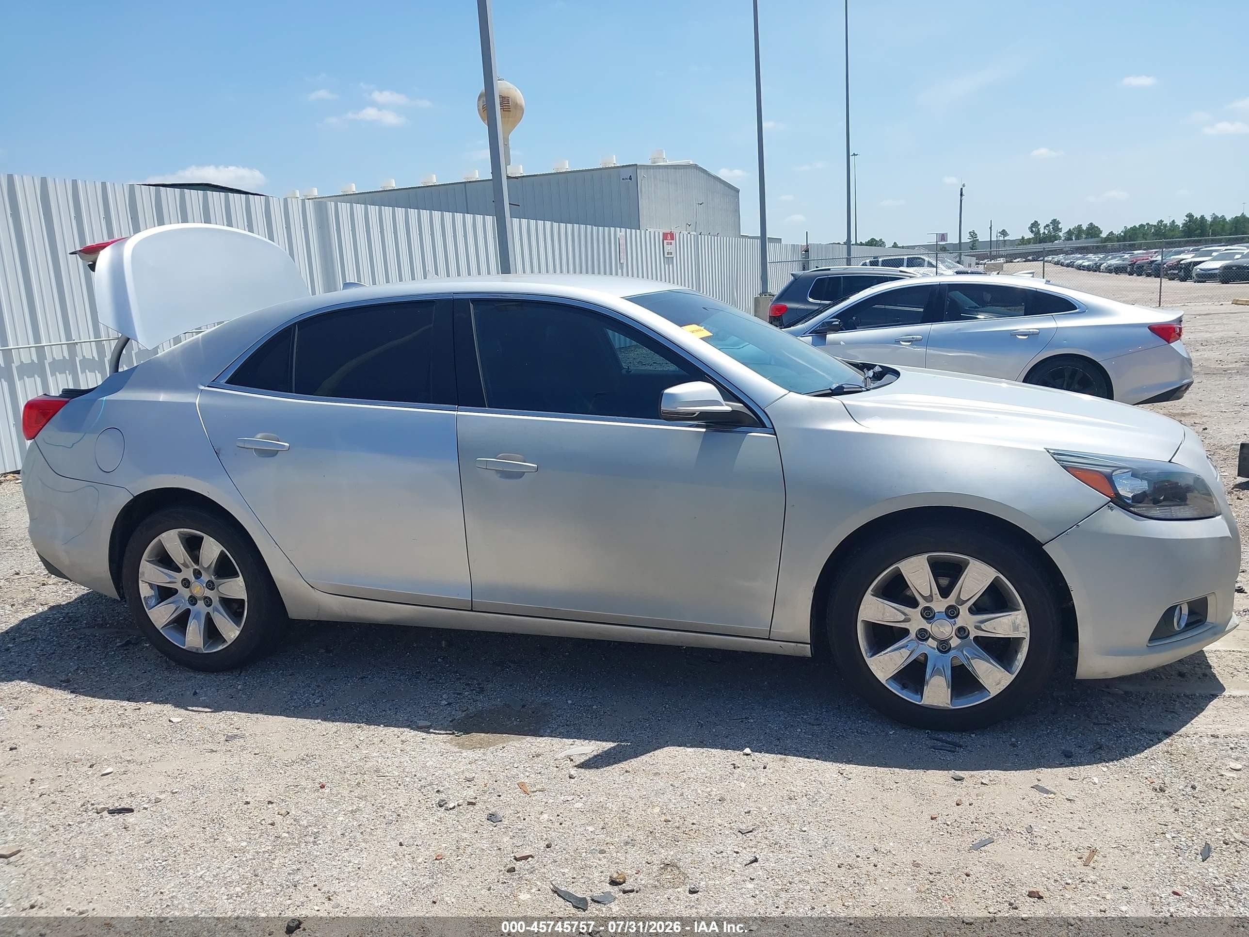 2013 Chevrolet Malibu 2lt Silver vin: 1G11E5SA7DF228288