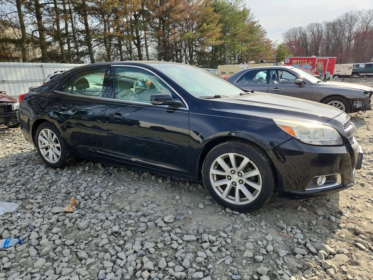 2013 Chevrolet Malibu 2lt Black vin: 1G11E5SA7DU149666