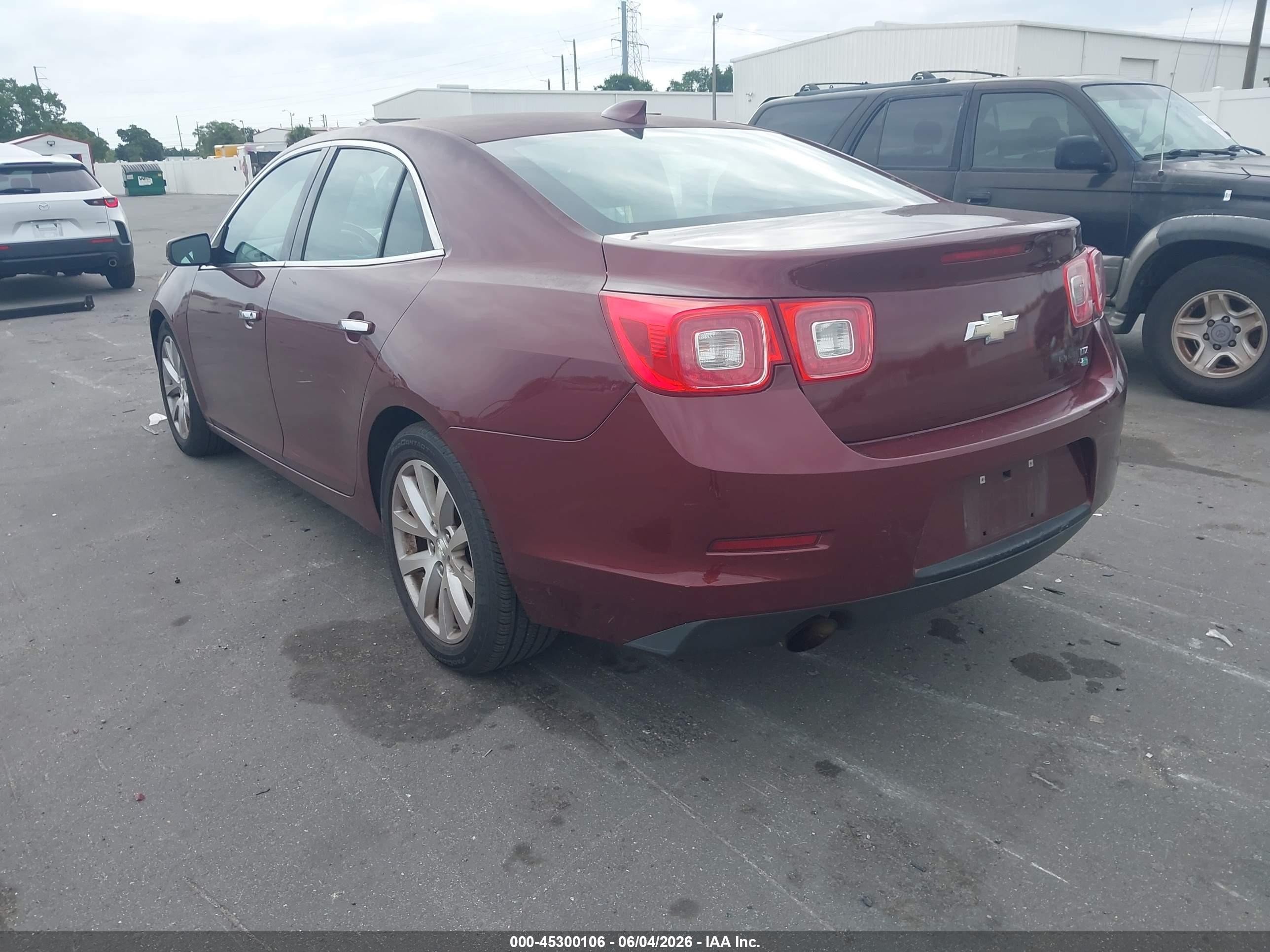 2016 Chevrolet Malibu Limited Ltz Maroon vin: 1G11E5SA7GF158019