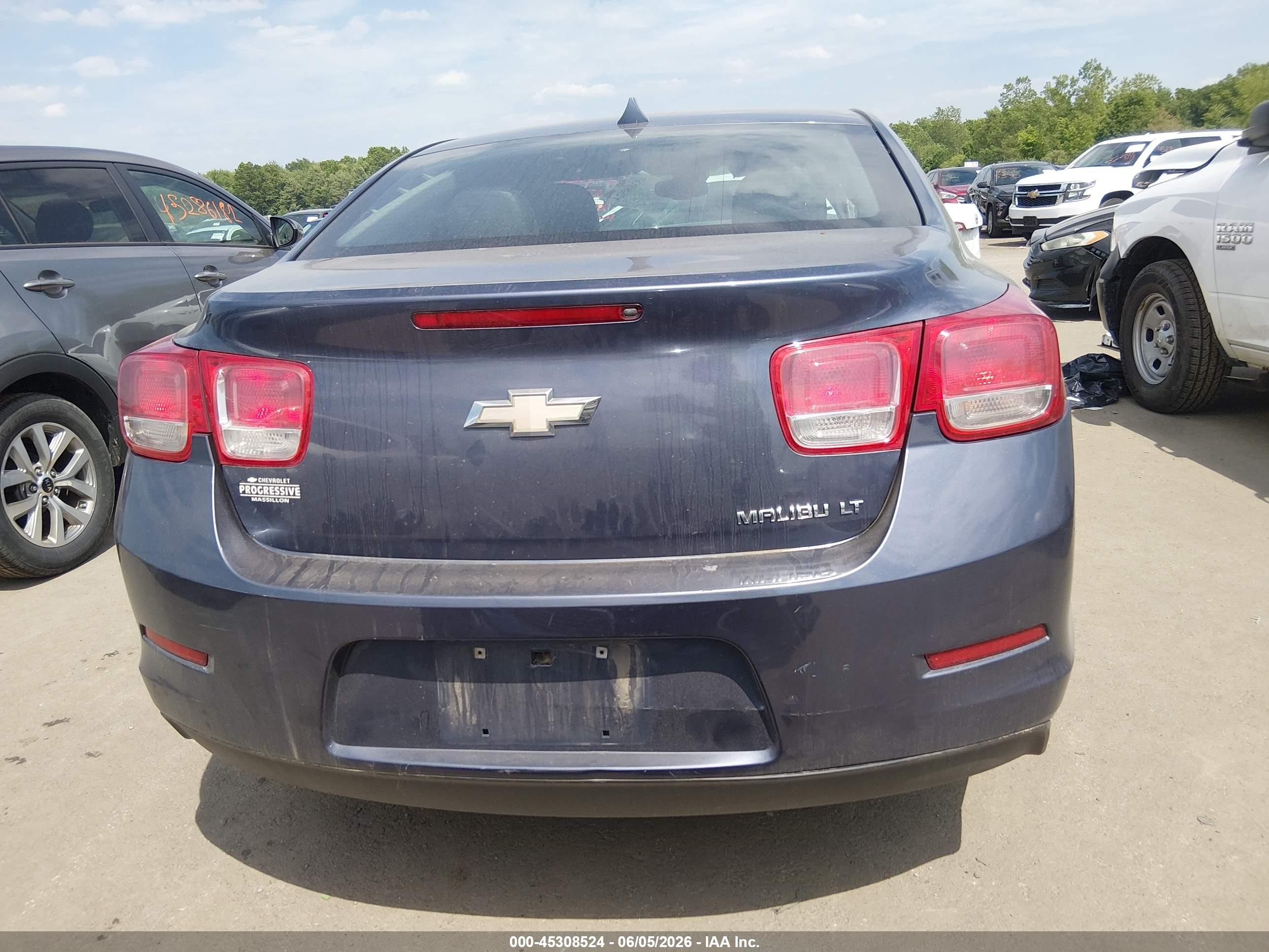 2013 Chevrolet Malibu 2lt Gray vin: 1G11E5SA8DF274485
