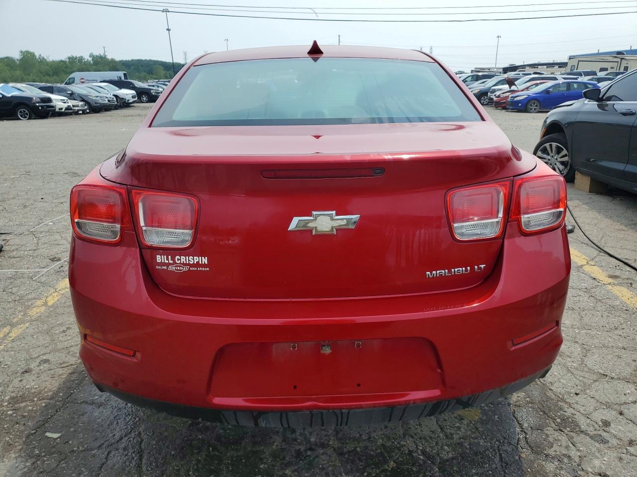 2013 Chevrolet Malibu 2lt Red vin: 1G11E5SA8DF281825