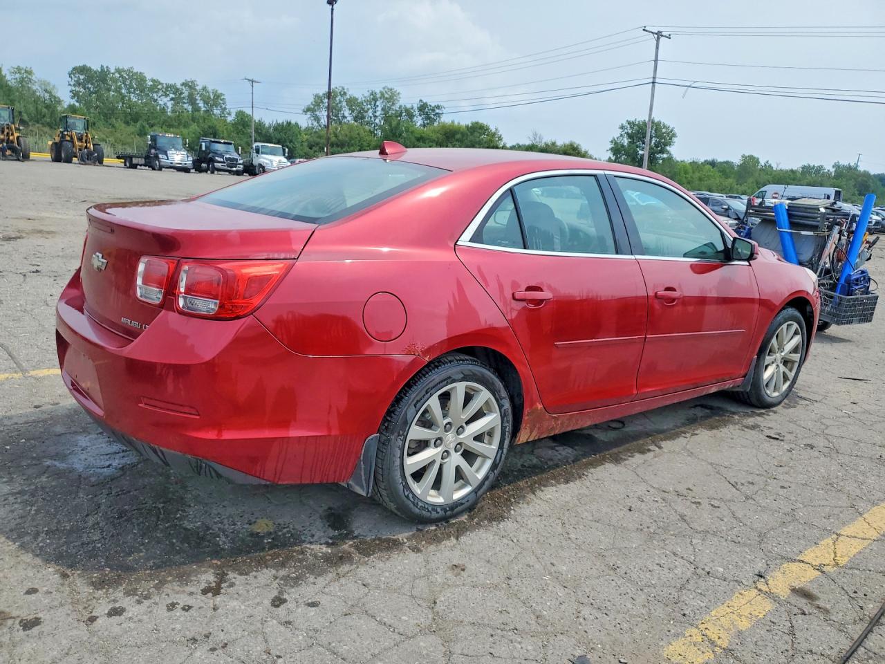 2013 Chevrolet Malibu 2lt Red vin: 1G11E5SA8DF281825
