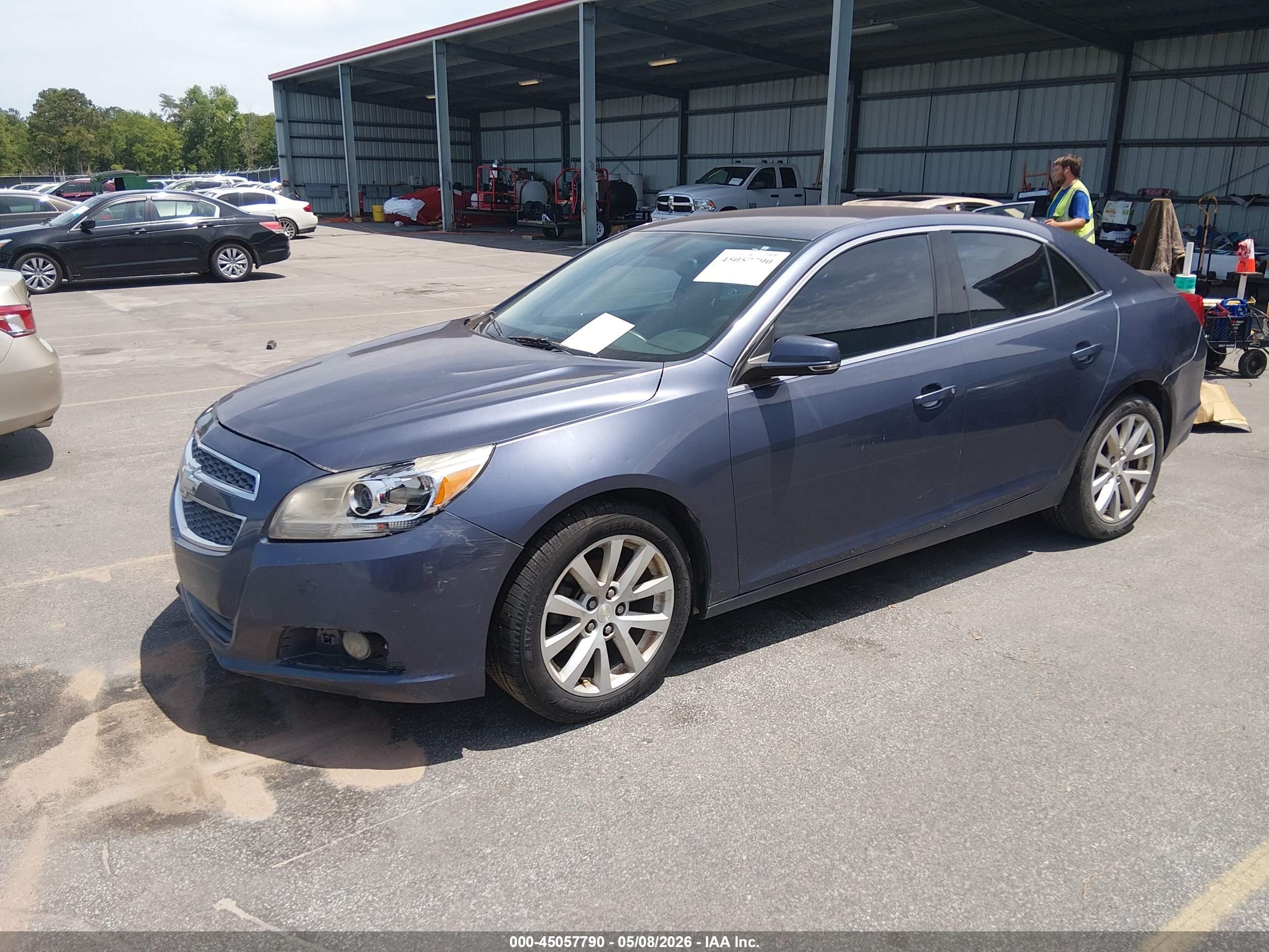 2013 Chevrolet Malibu 2lt Blue vin: 1G11E5SA8DF308392
