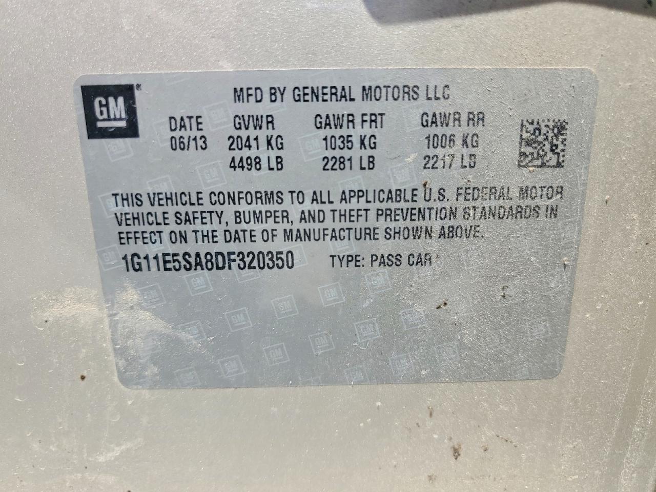 2013 Chevrolet Malibu 2lt Tan vin: 1G11E5SA8DF320350