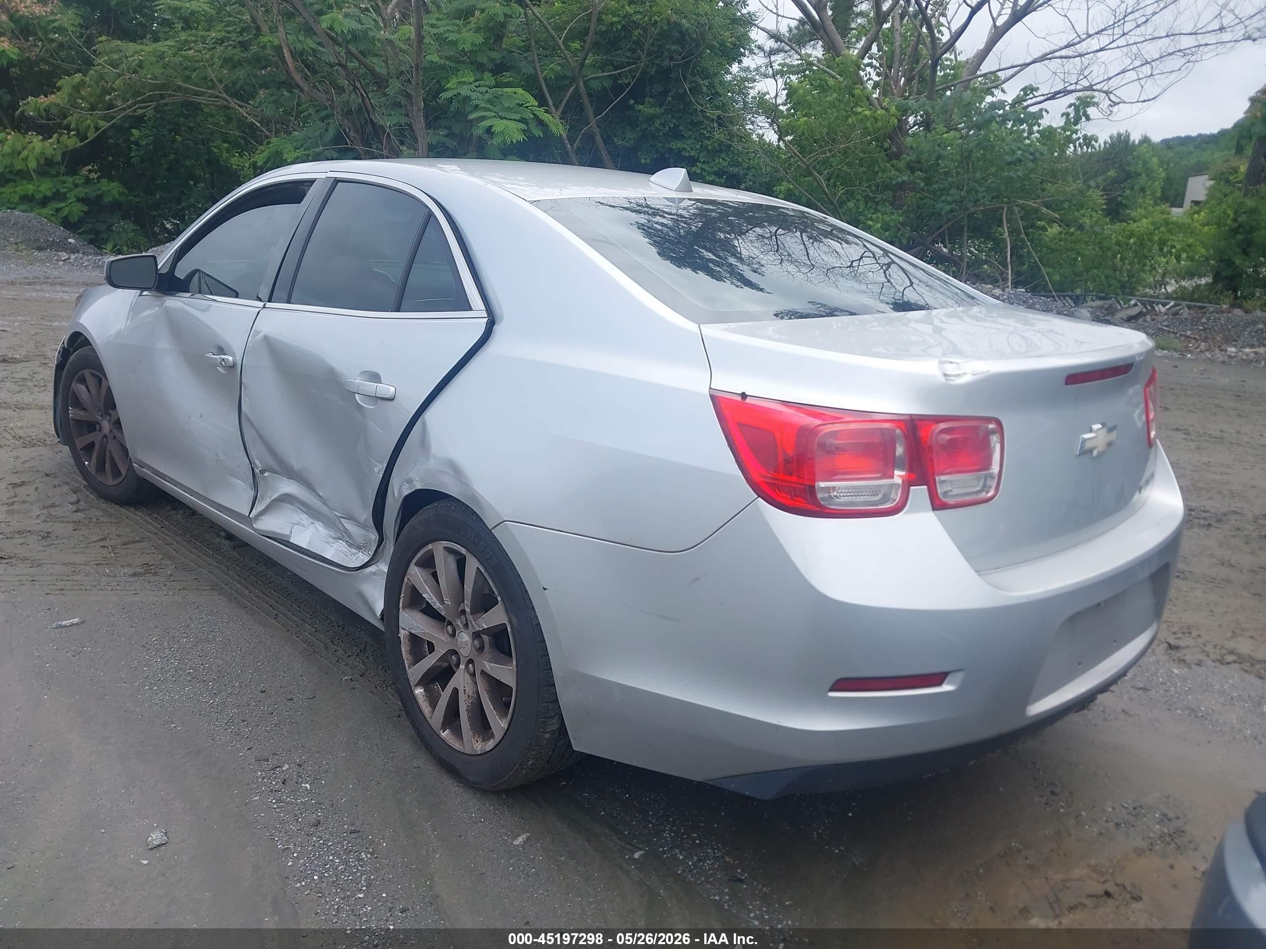 2013 Chevrolet Malibu 2lt Silver vin: 1G11E5SA8DU142824