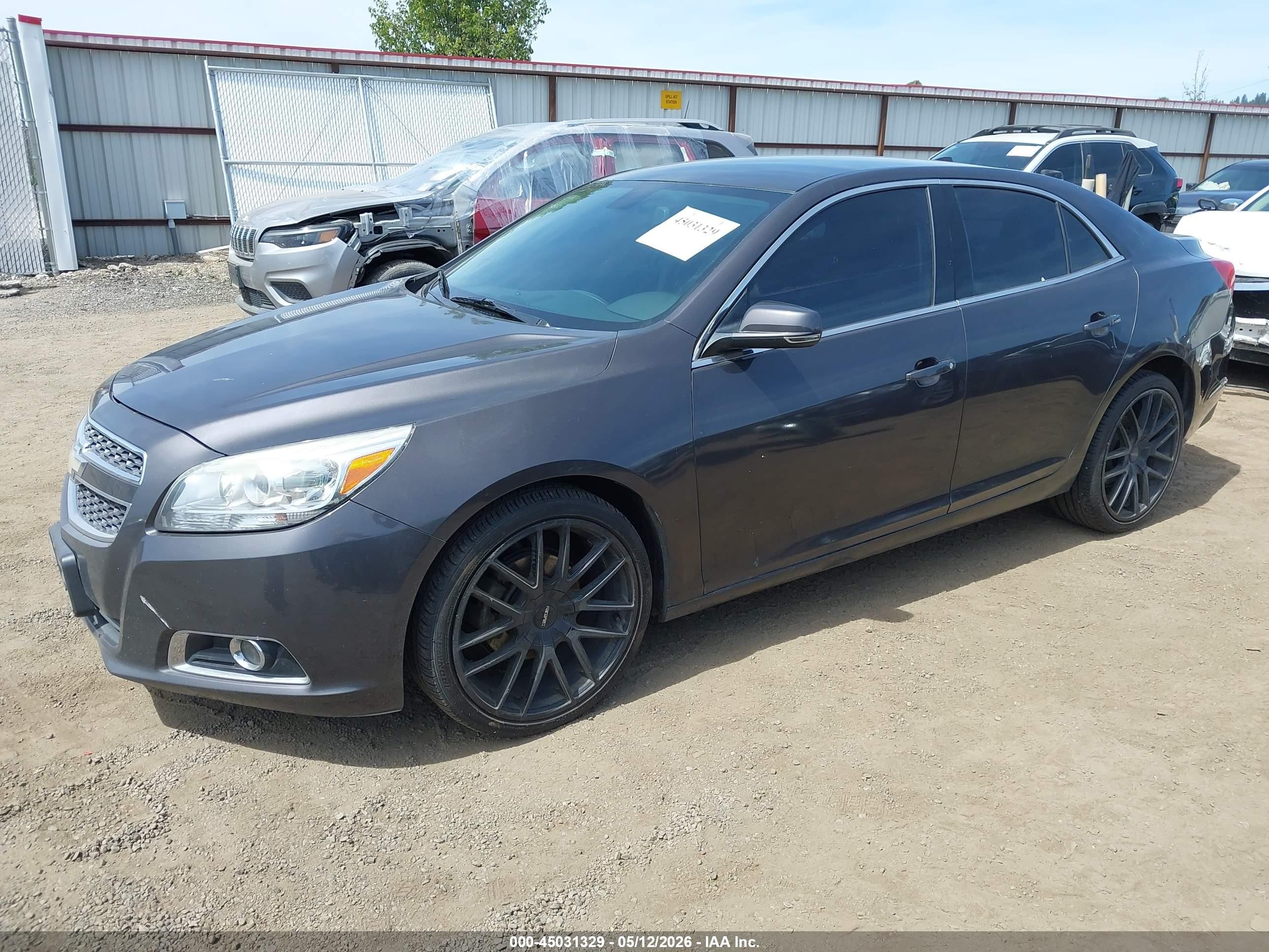 2013 Chevrolet Malibu 2lt Gray vin: 1G11E5SA9DF240815