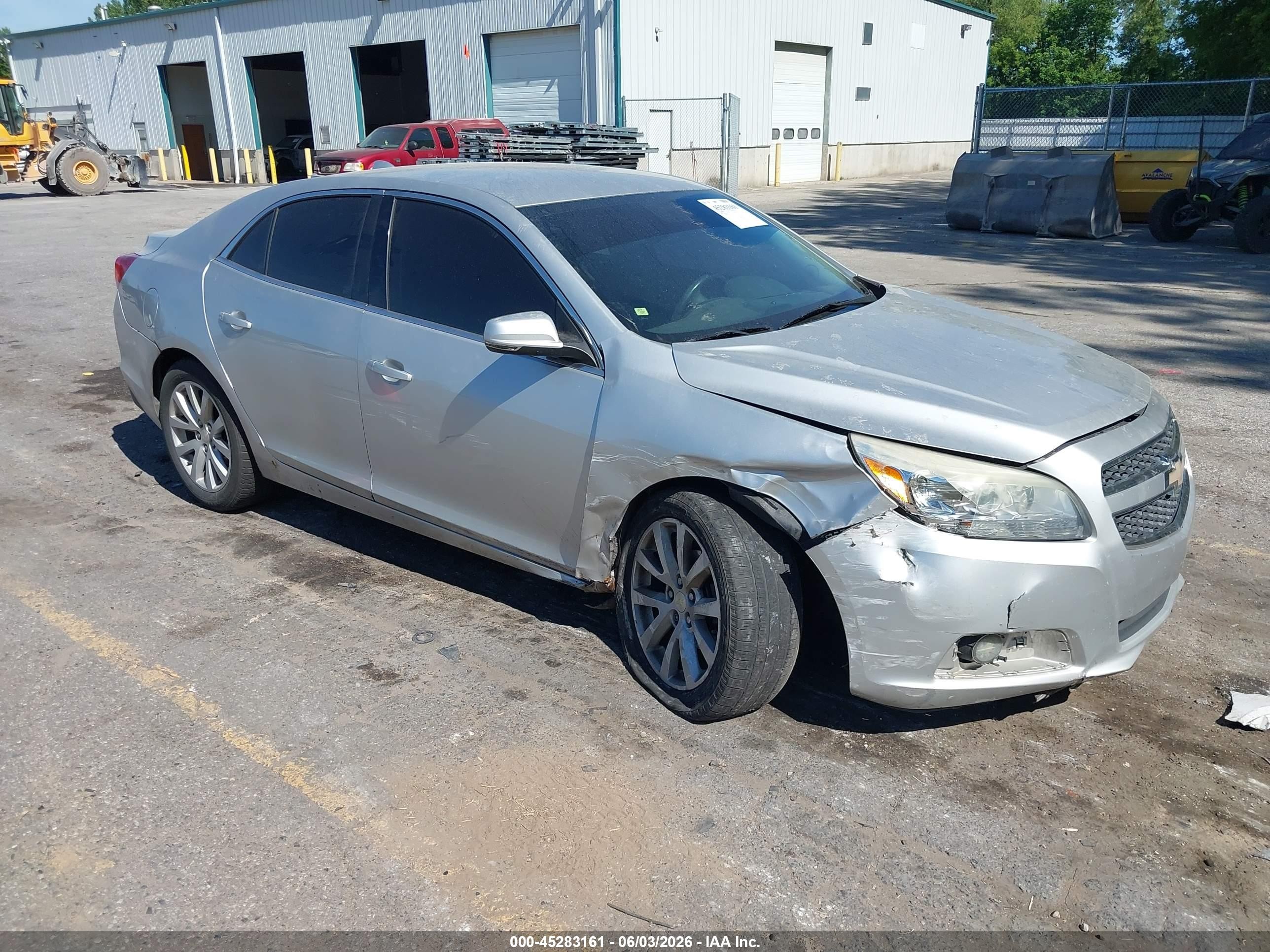 2013 Chevrolet Malibu 2lt Silver vin: 1G11E5SA9DF310071