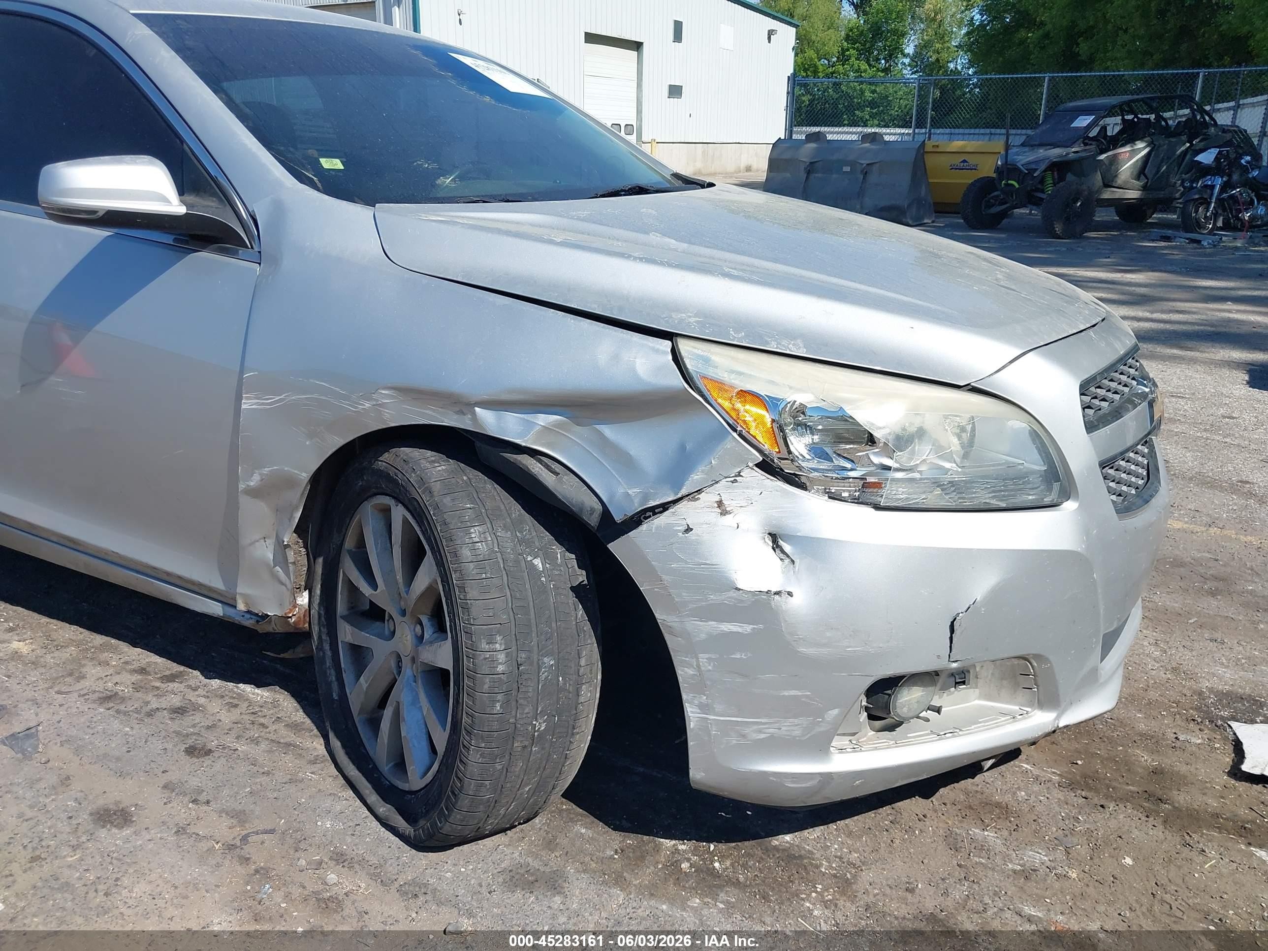 2013 Chevrolet Malibu 2lt Silver vin: 1G11E5SA9DF310071