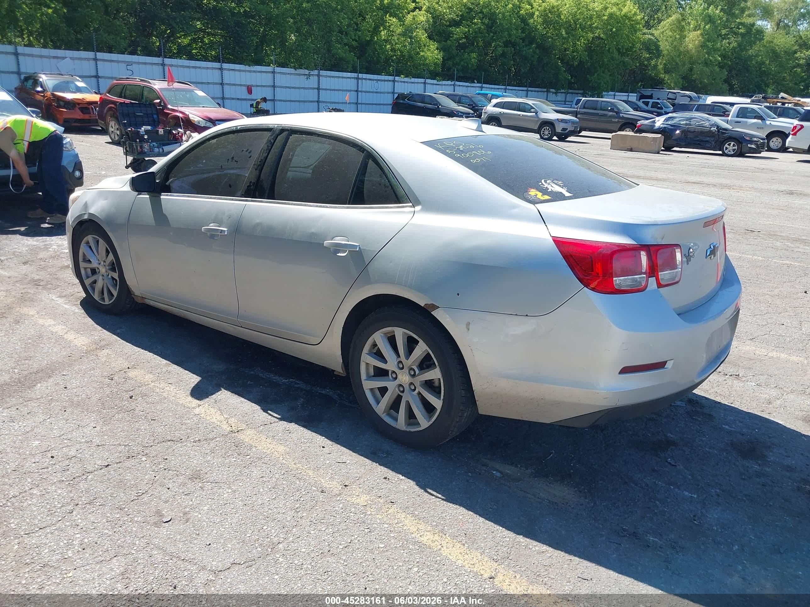 2013 Chevrolet Malibu 2lt Silver vin: 1G11E5SA9DF310071