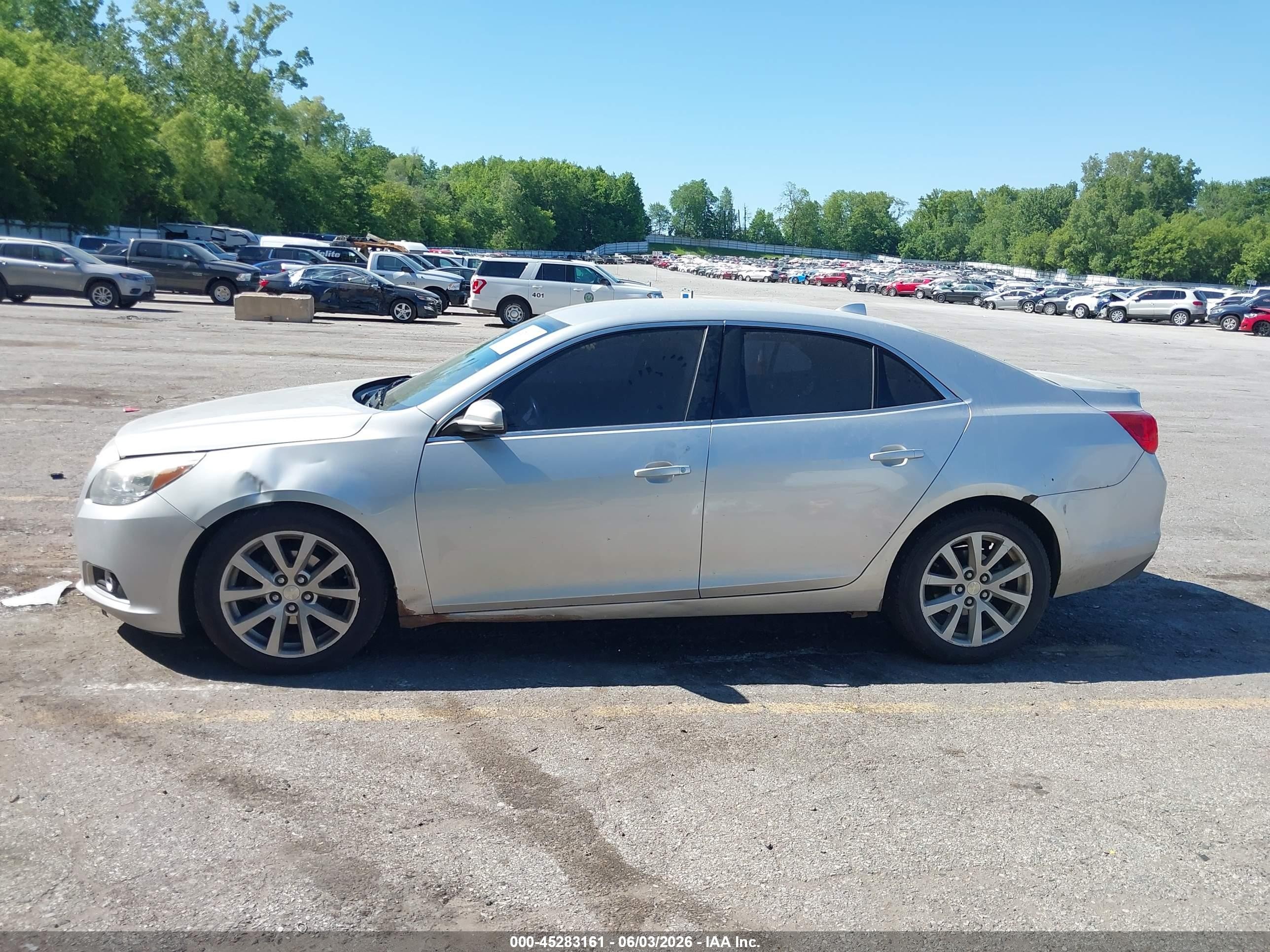 2013 Chevrolet Malibu 2lt Silver vin: 1G11E5SA9DF310071
