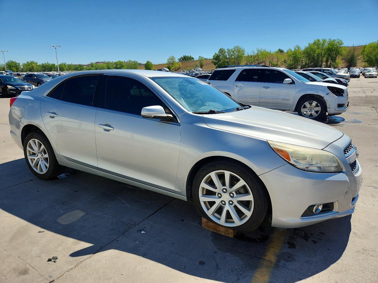 2013 Chevrolet Malibu 2lt Silver vin: 1G11E5SA9DF311544