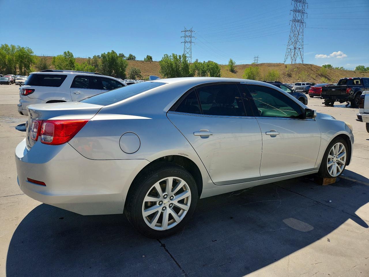 2013 Chevrolet Malibu 2lt Silver vin: 1G11E5SA9DF311544