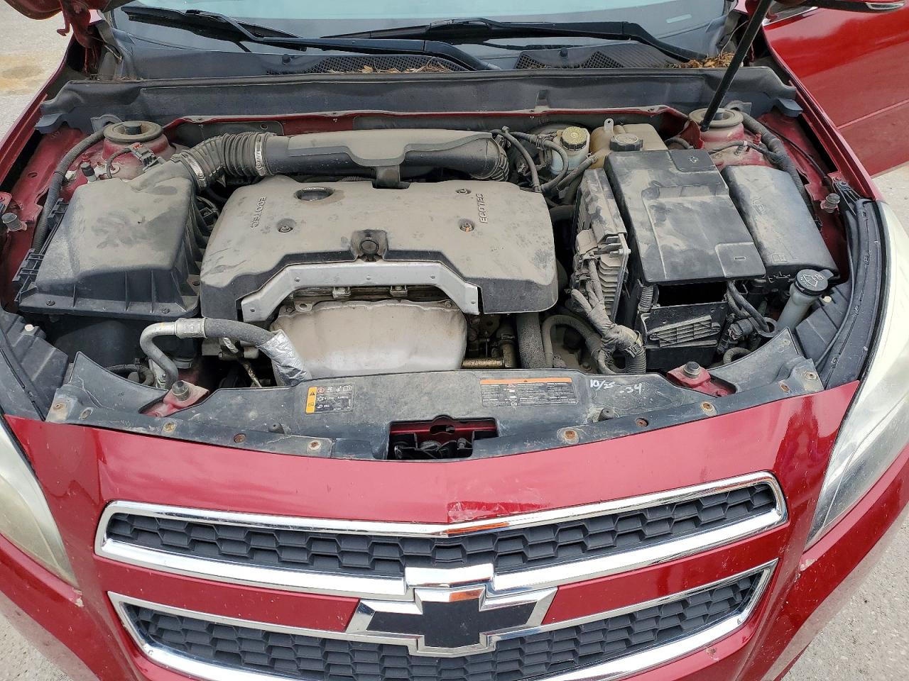 2013 Chevrolet Malibu 2lt Maroon vin: 1G11E5SA9DF343717