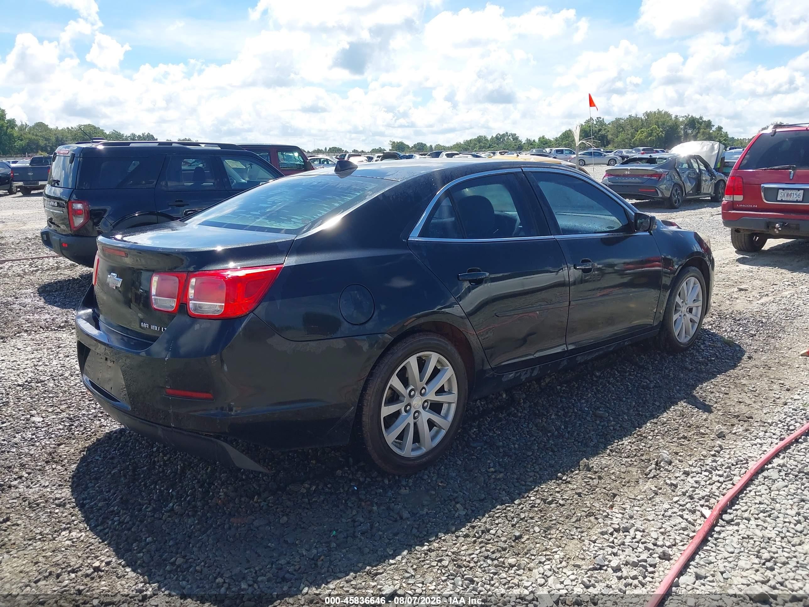 2013 Chevrolet Malibu 2lt Black vin: 1G11E5SAXDF162707