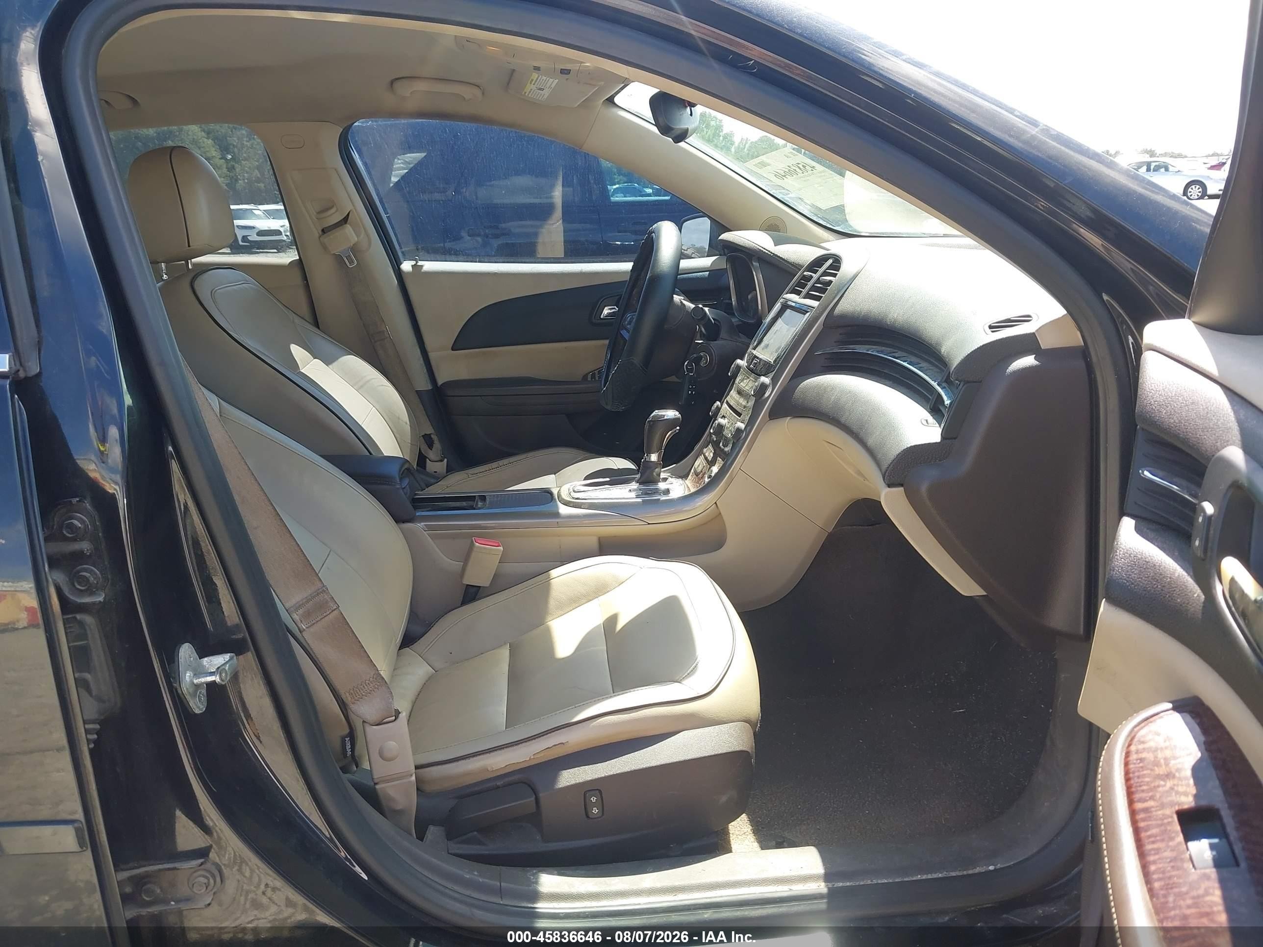 2013 Chevrolet Malibu 2lt Black vin: 1G11E5SAXDF162707