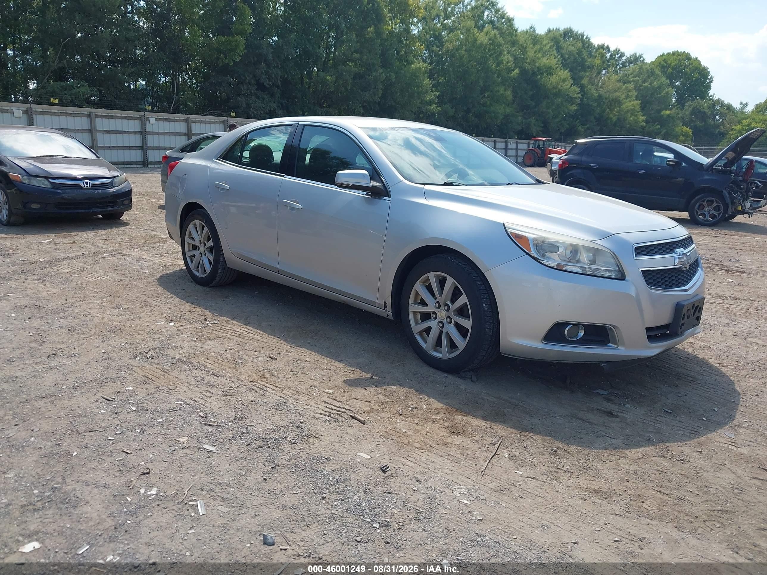 2013 Chevrolet Malibu 2lt Silver vin: 1G11E5SAXDF215969