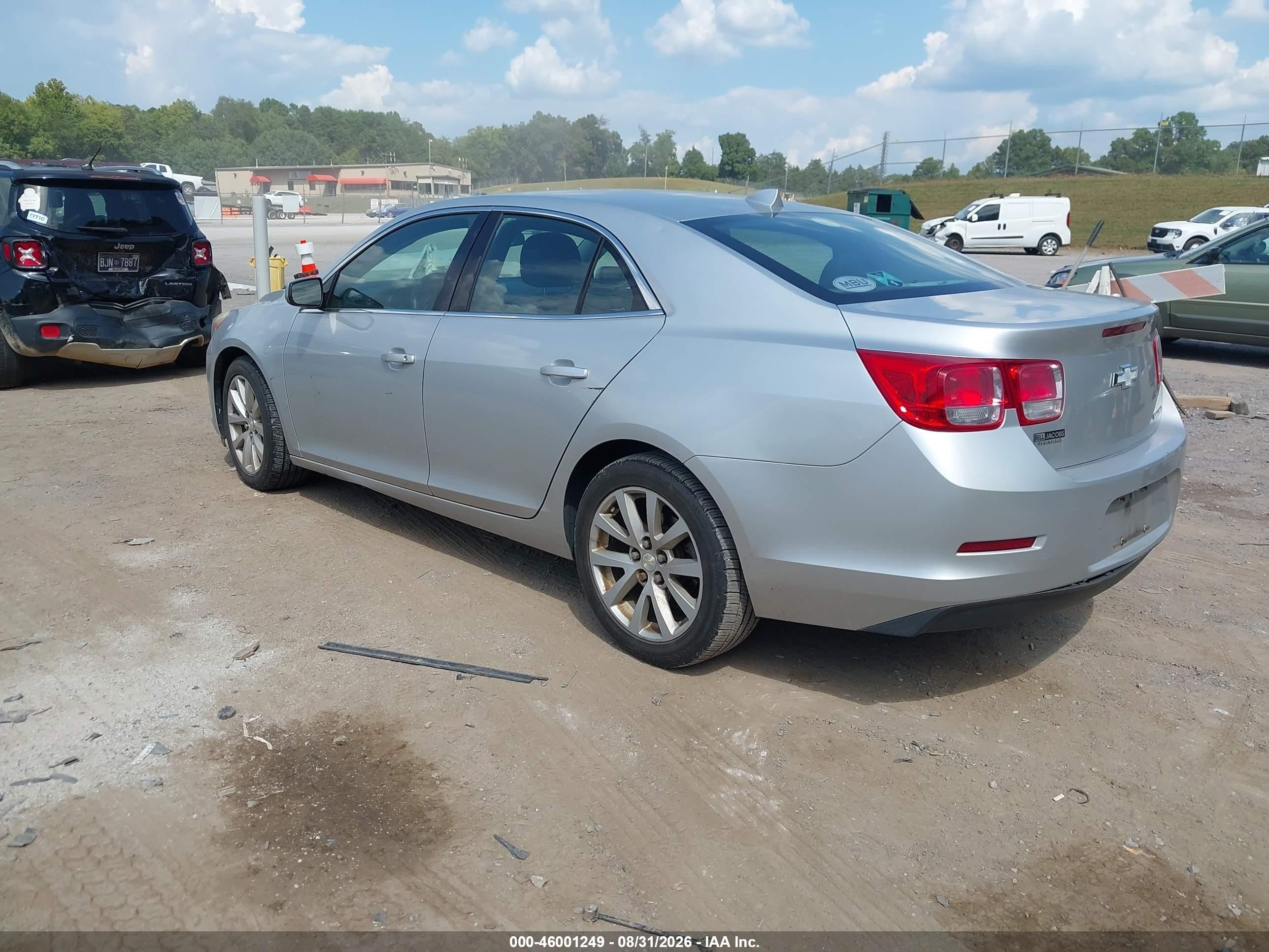 2013 Chevrolet Malibu 2lt Silver vin: 1G11E5SAXDF215969