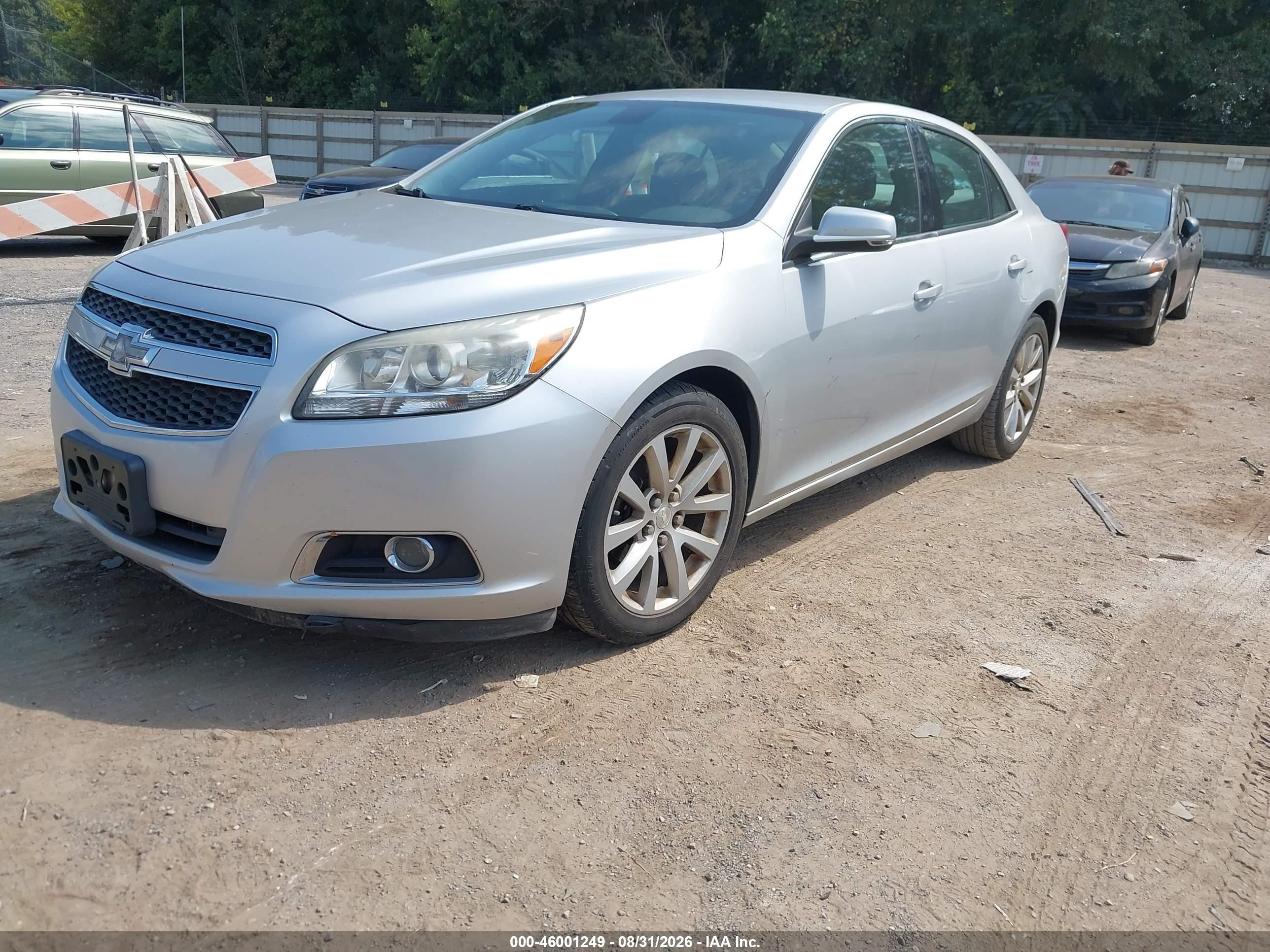 2013 Chevrolet Malibu 2lt Silver vin: 1G11E5SAXDF215969