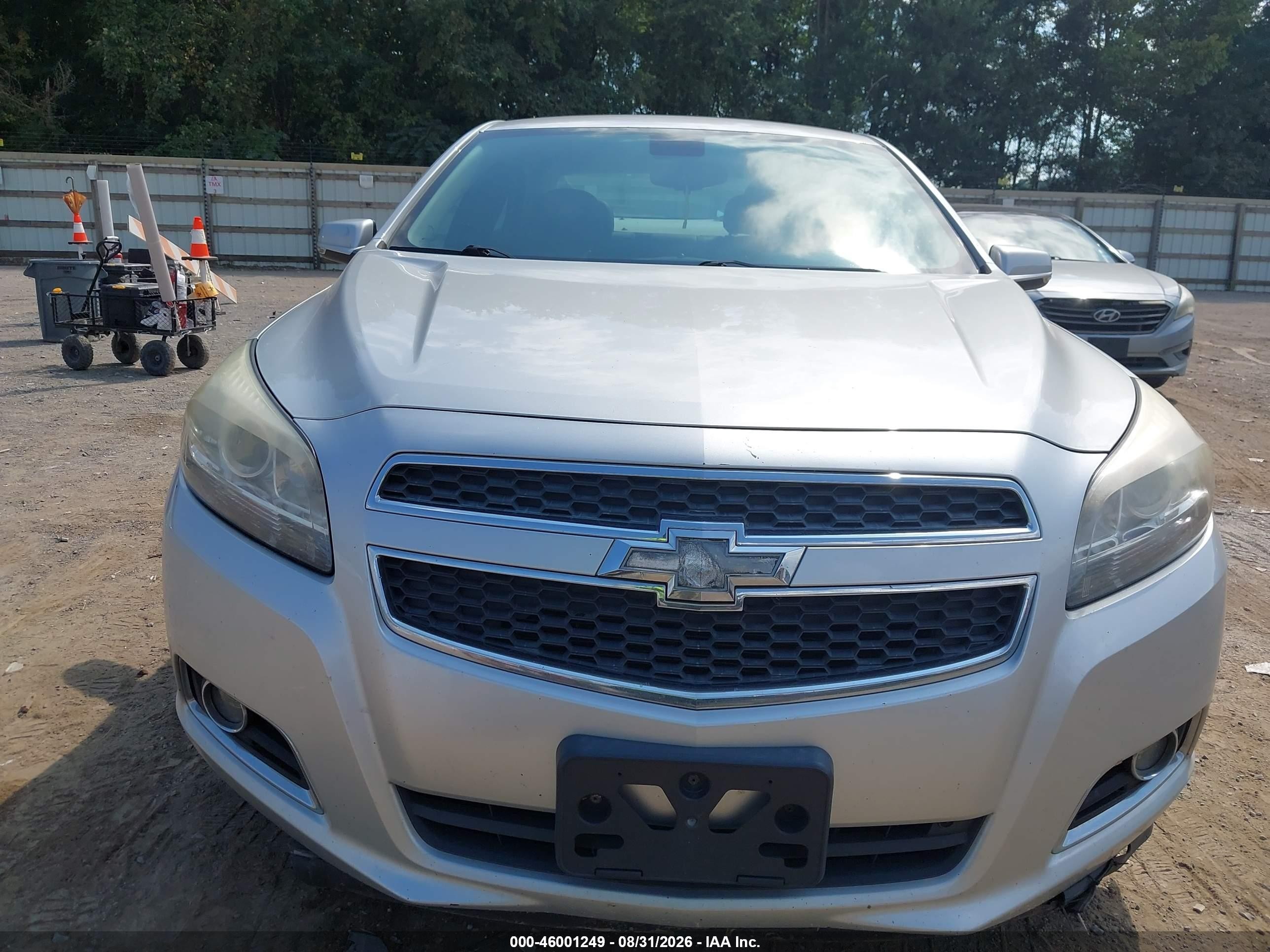 2013 Chevrolet Malibu 2lt Silver vin: 1G11E5SAXDF215969