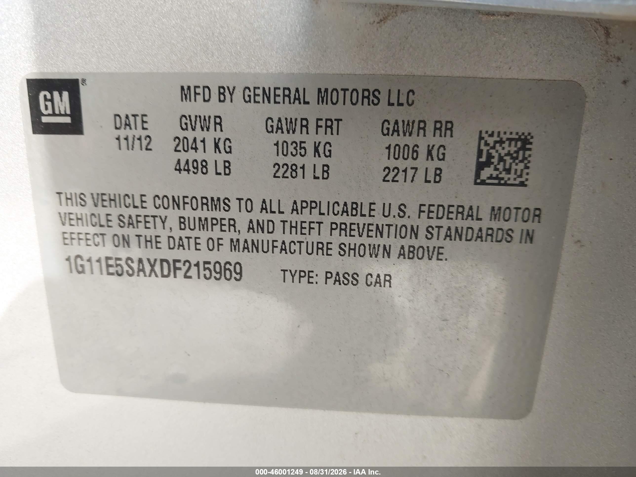 2013 Chevrolet Malibu 2lt Silver vin: 1G11E5SAXDF215969