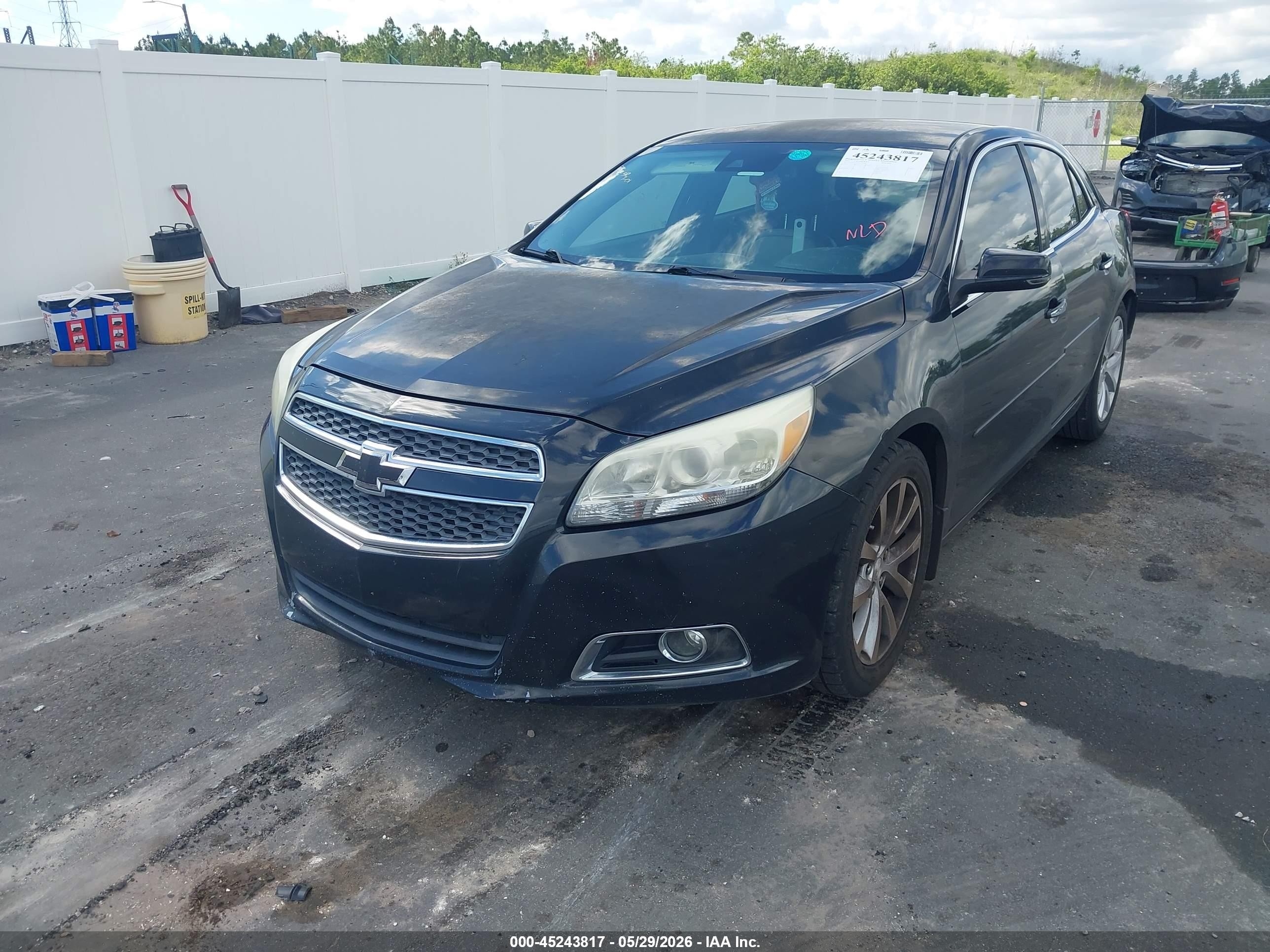 2013 Chevrolet Malibu 2lt Black vin: 1G11E5SAXDF232478