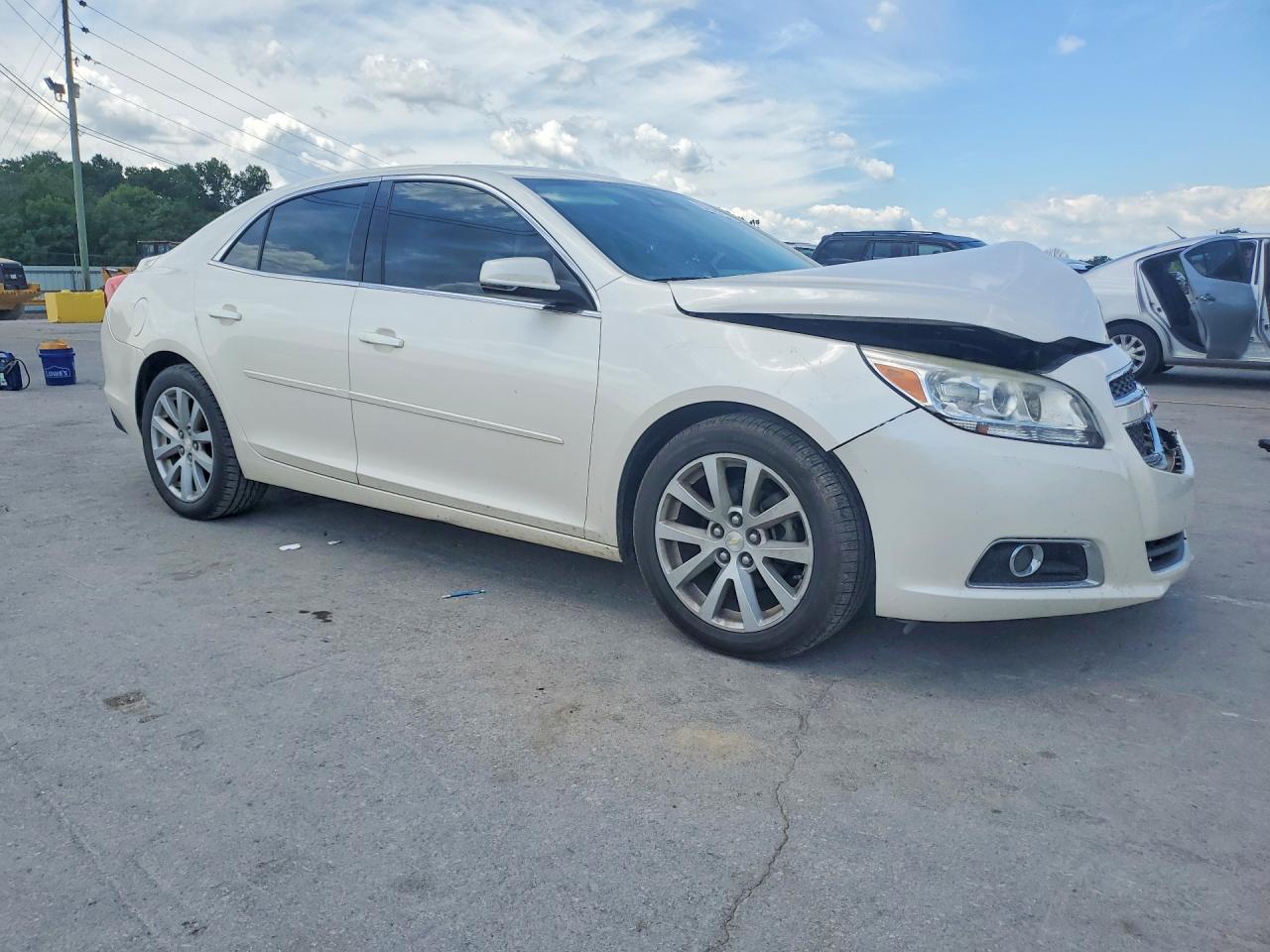 2013 Chevrolet Malibu 2lt White vin: 1G11E5SAXDF242458