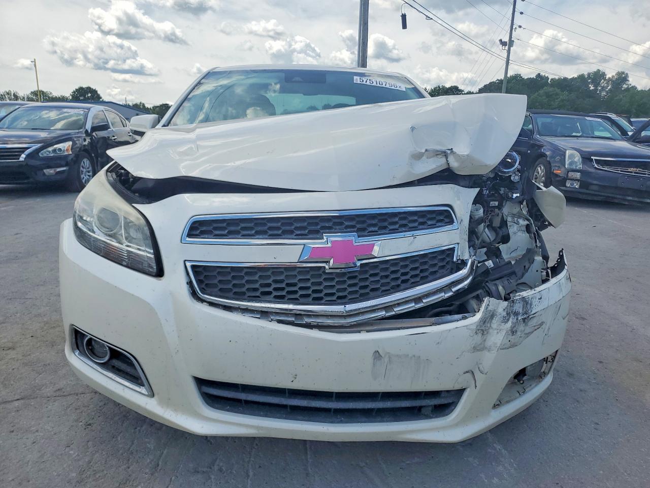 2013 Chevrolet Malibu 2lt White vin: 1G11E5SAXDF242458