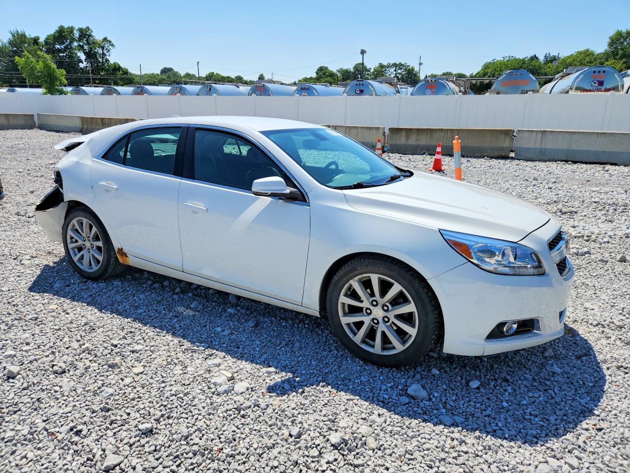 2013 Chevrolet Malibu 2lt White vin: 1G11E5SAXDF327509