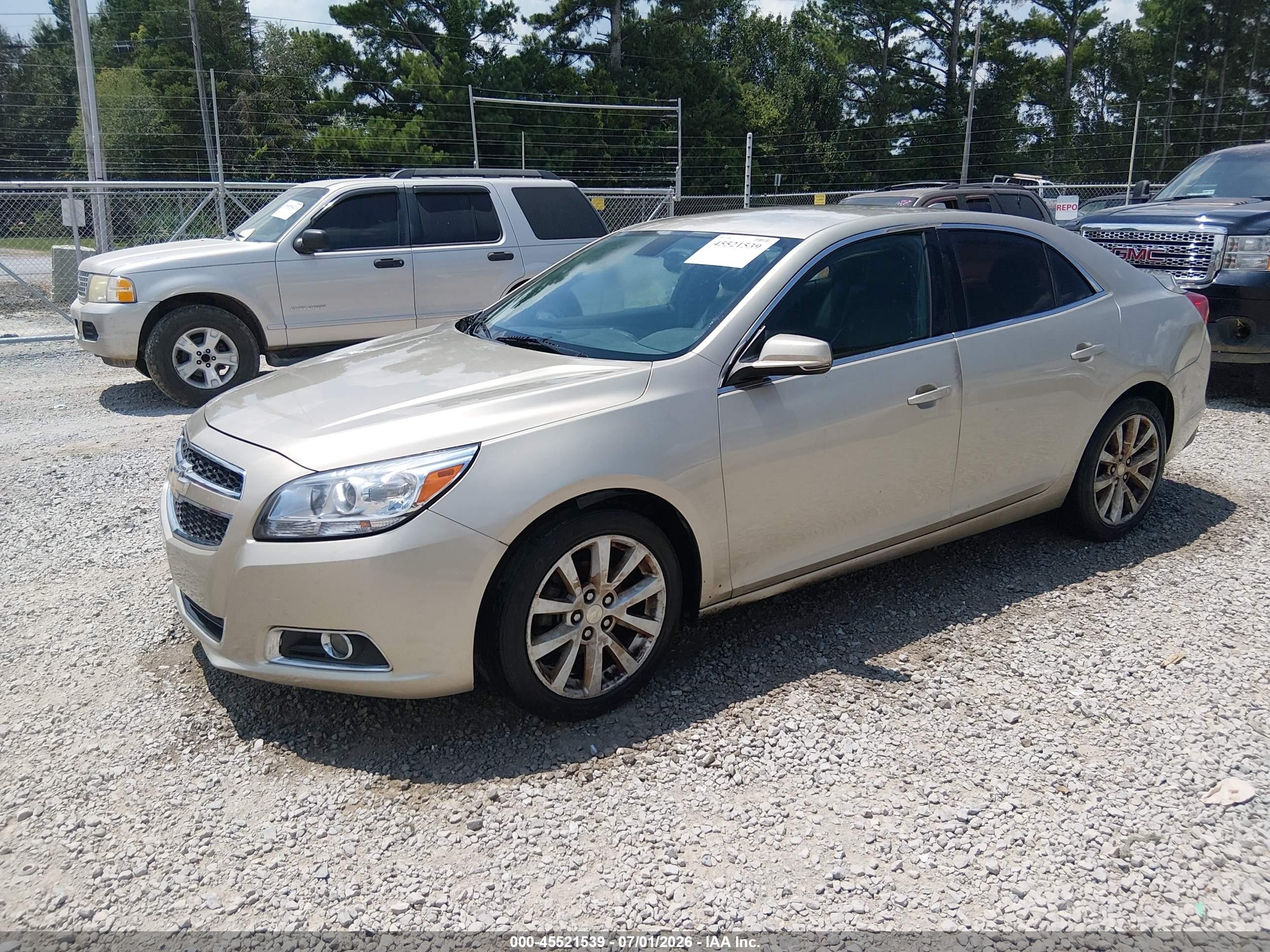 2013 Chevrolet Malibu 2lt Gold vin: 1G11E5SAXDF327994