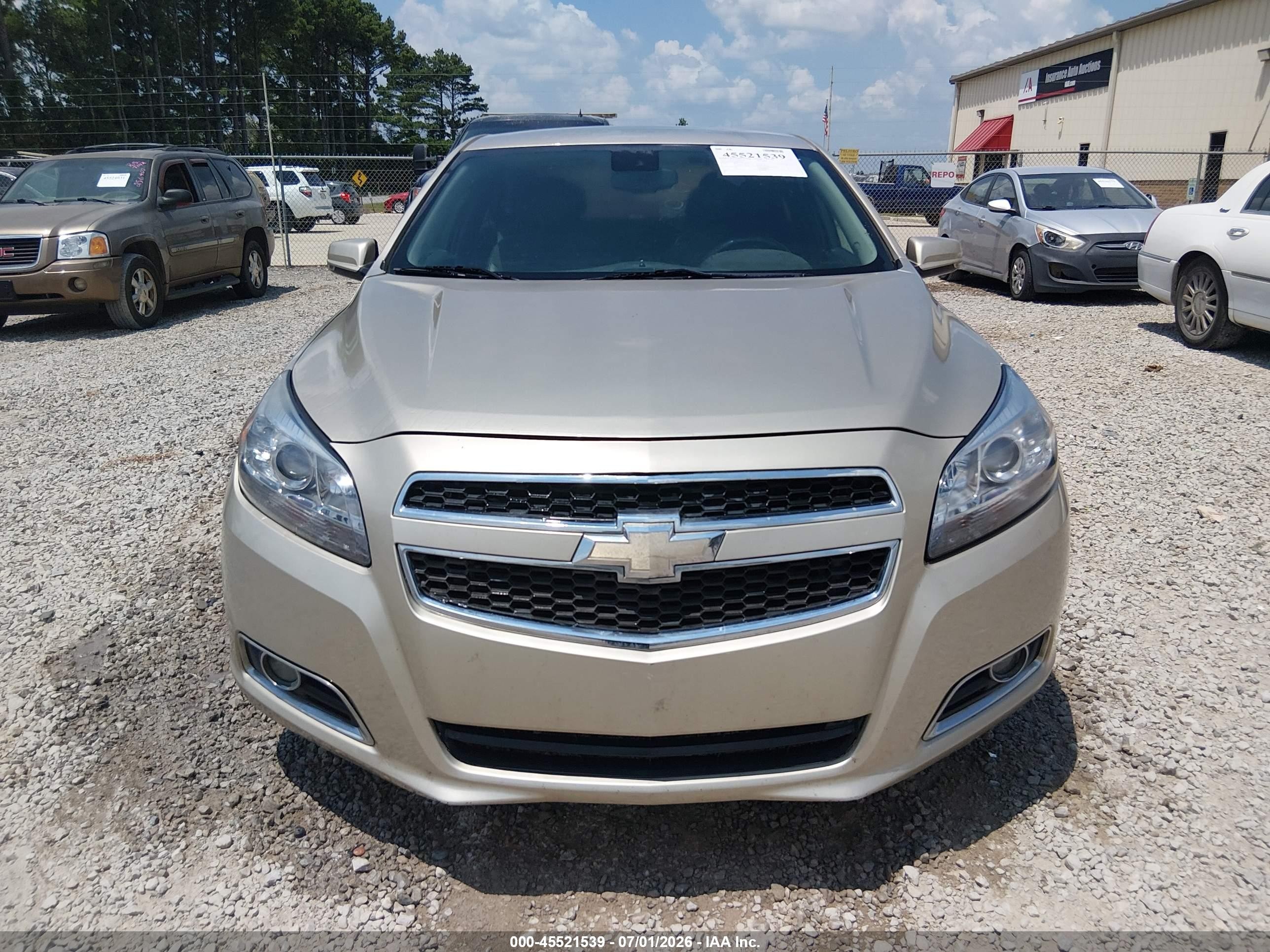 2013 Chevrolet Malibu 2lt Gold vin: 1G11E5SAXDF327994
