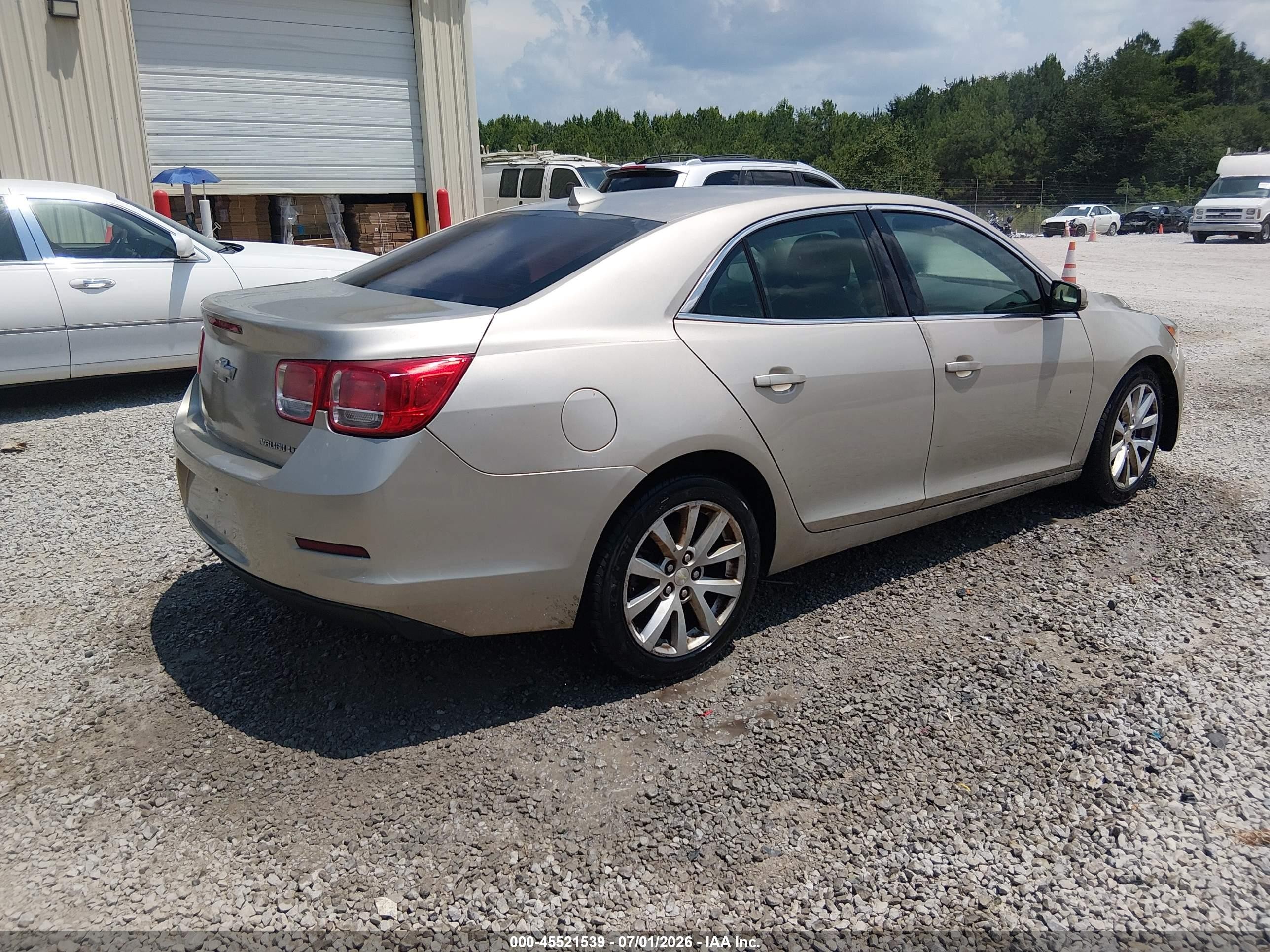 2013 Chevrolet Malibu 2lt Gold vin: 1G11E5SAXDF327994