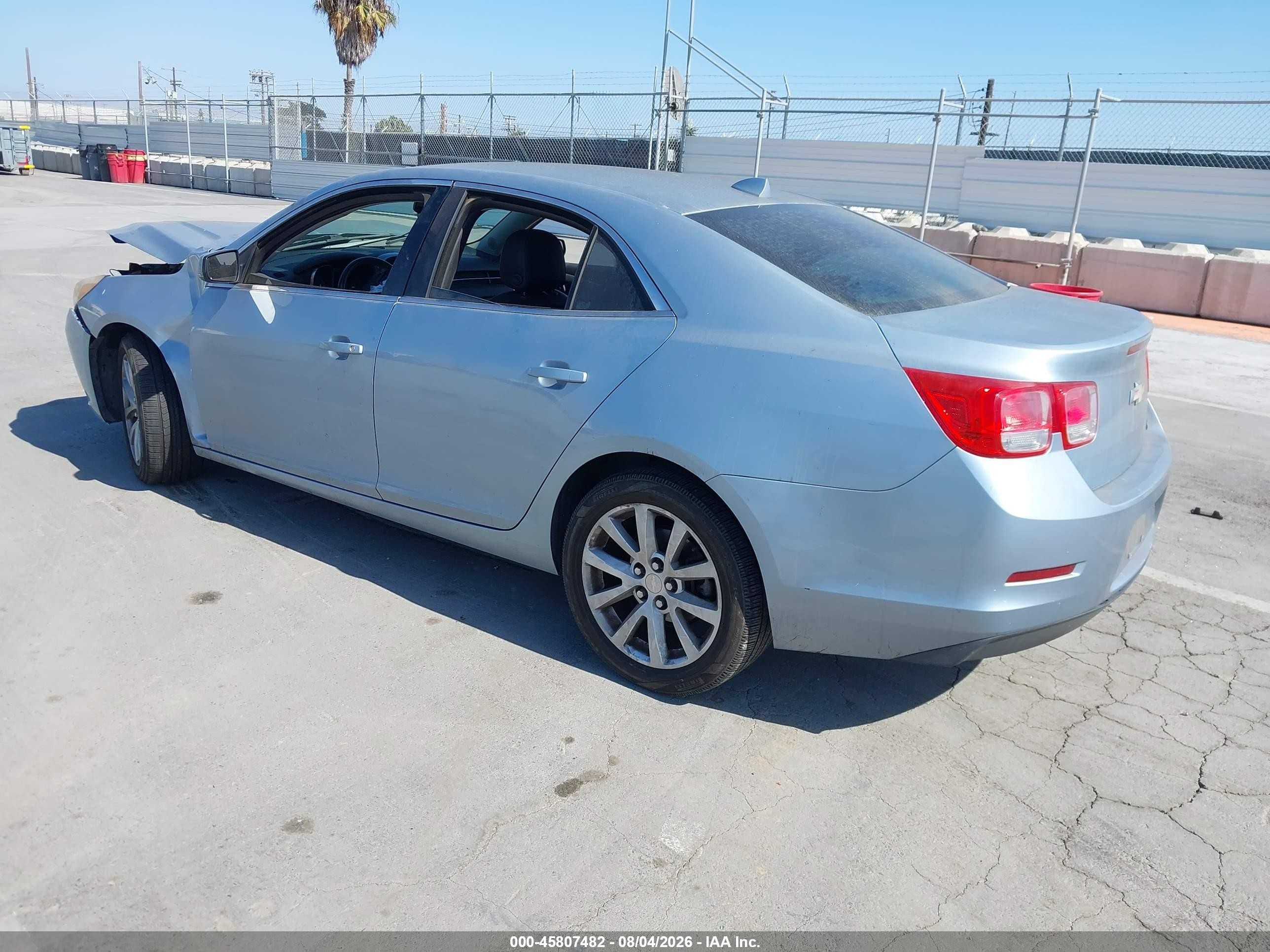 2013 Chevrolet Malibu 2lt Light Blue vin: 1G11E5SAXDU131288