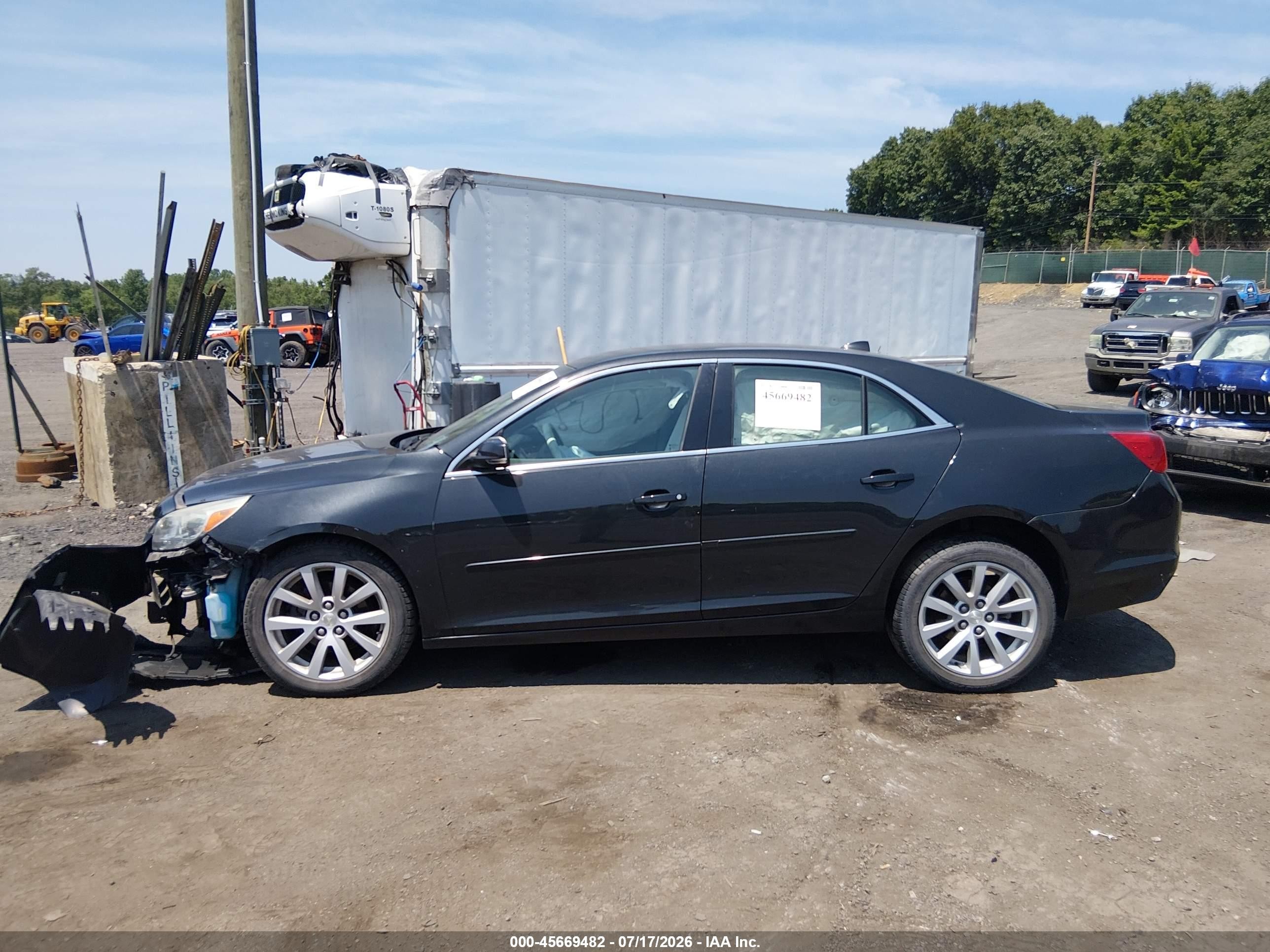 2014 Chevrolet Malibu 2lt Black vin: 1G11E5SL0EF236333
