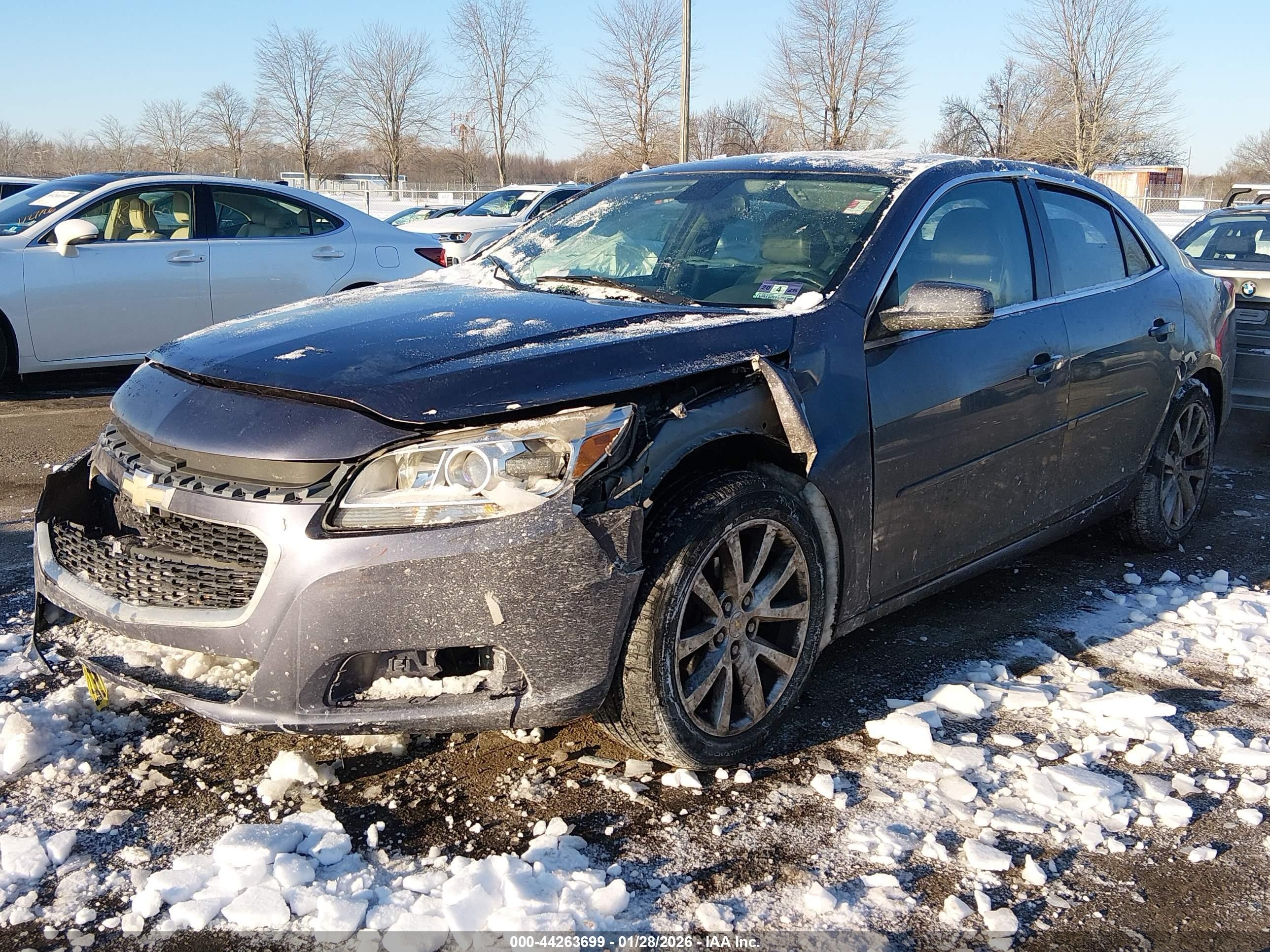 2014 Chevrolet Malibu 2lt Gray vin: 1G11E5SL0EF277612