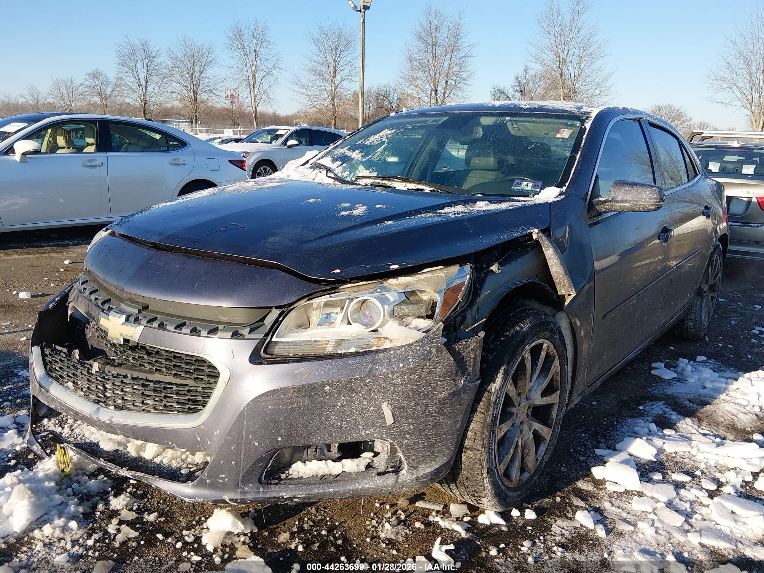 2014 Chevrolet Malibu 2lt Gray vin: 1G11E5SL0EF277612