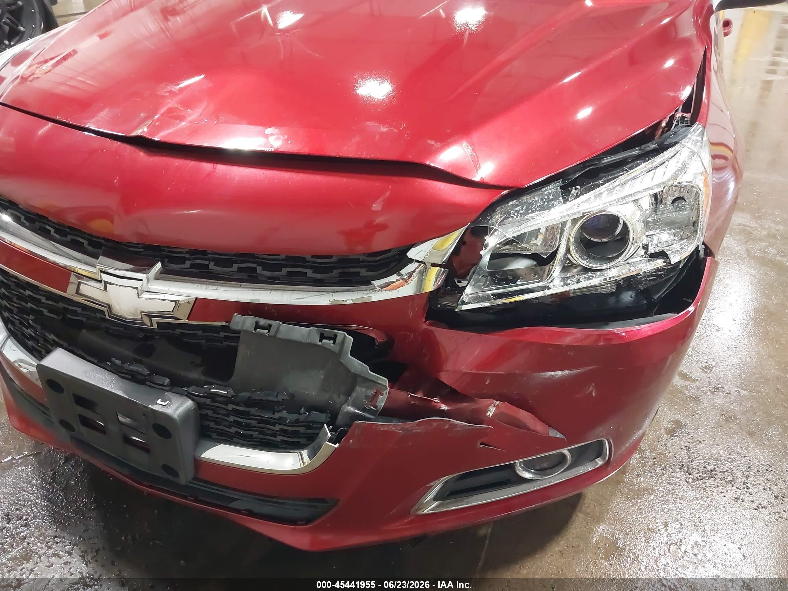 2014 Chevrolet Malibu 2lt Red vin: 1G11E5SL0EU131125