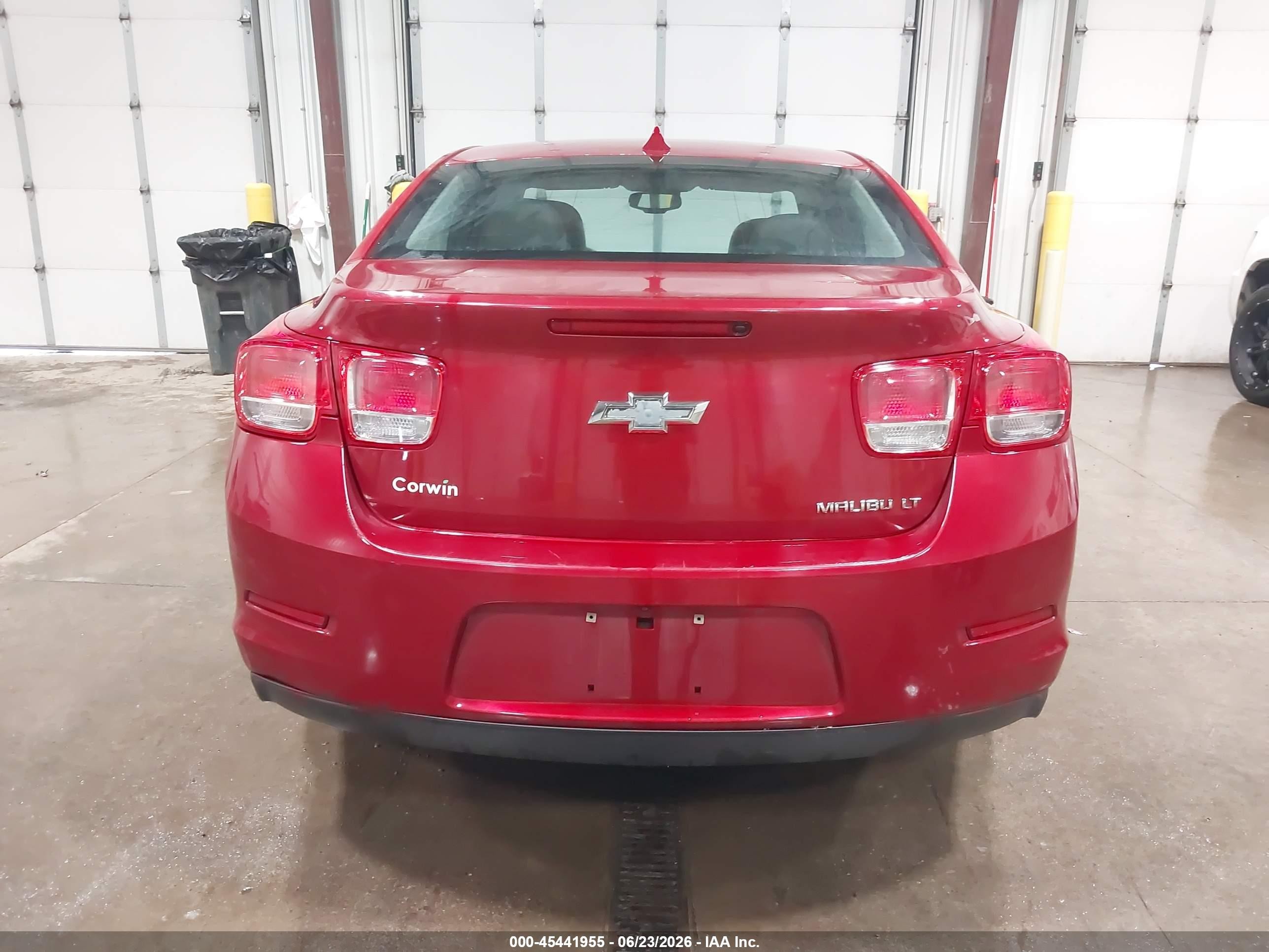2014 Chevrolet Malibu 2lt Red vin: 1G11E5SL0EU131125