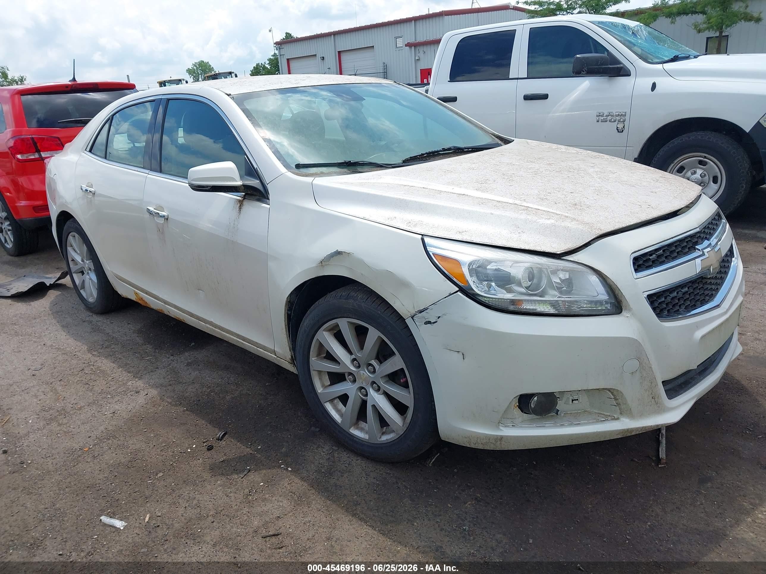 2014 Chevrolet Malibu 2lt White vin: 1G11E5SL0EU147065