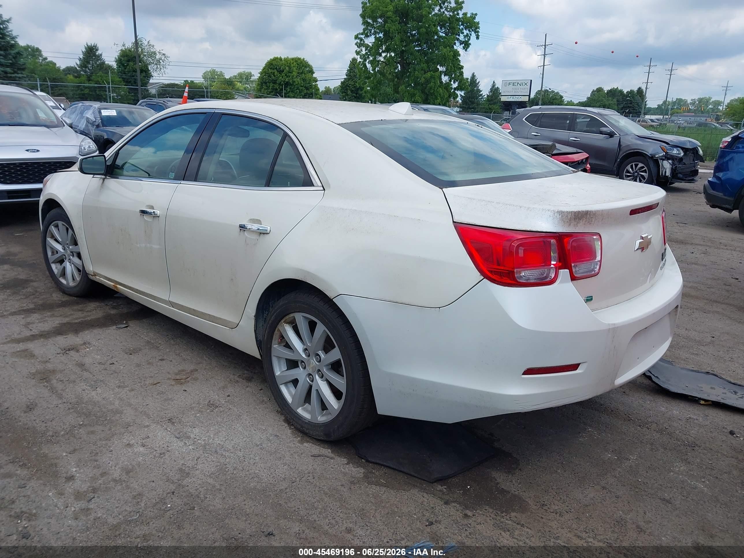 2014 Chevrolet Malibu 2lt White vin: 1G11E5SL0EU147065