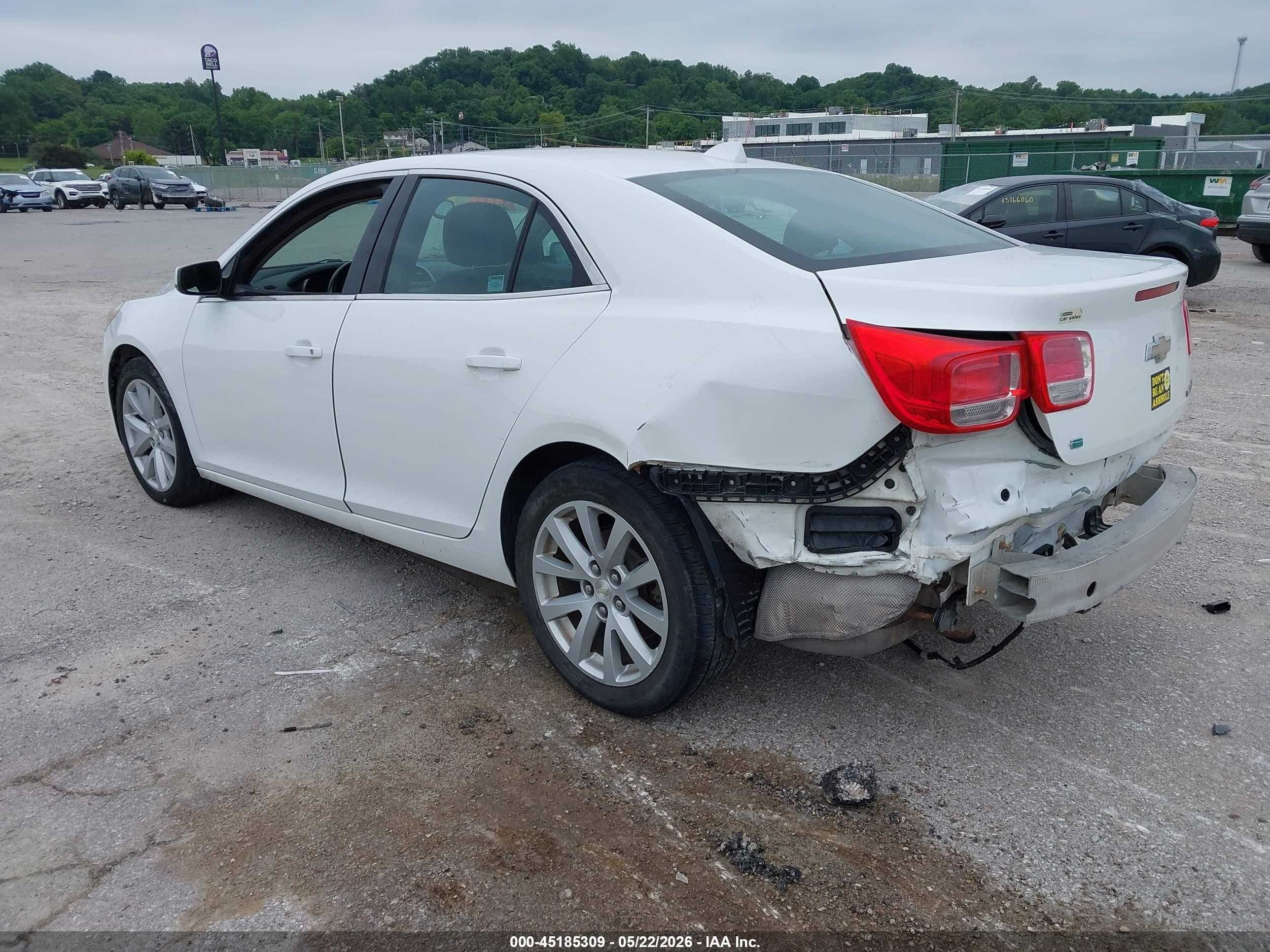 2014 Chevrolet Malibu 2lt Белый vin: 1G11E5SL1EF230928