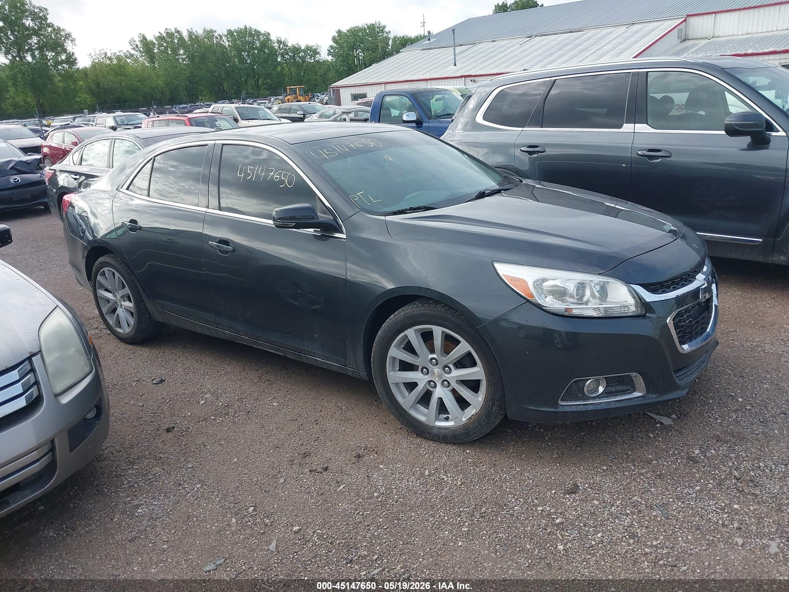 2014 Chevrolet Malibu 2lt Black vin: 1G11E5SL1EF260558