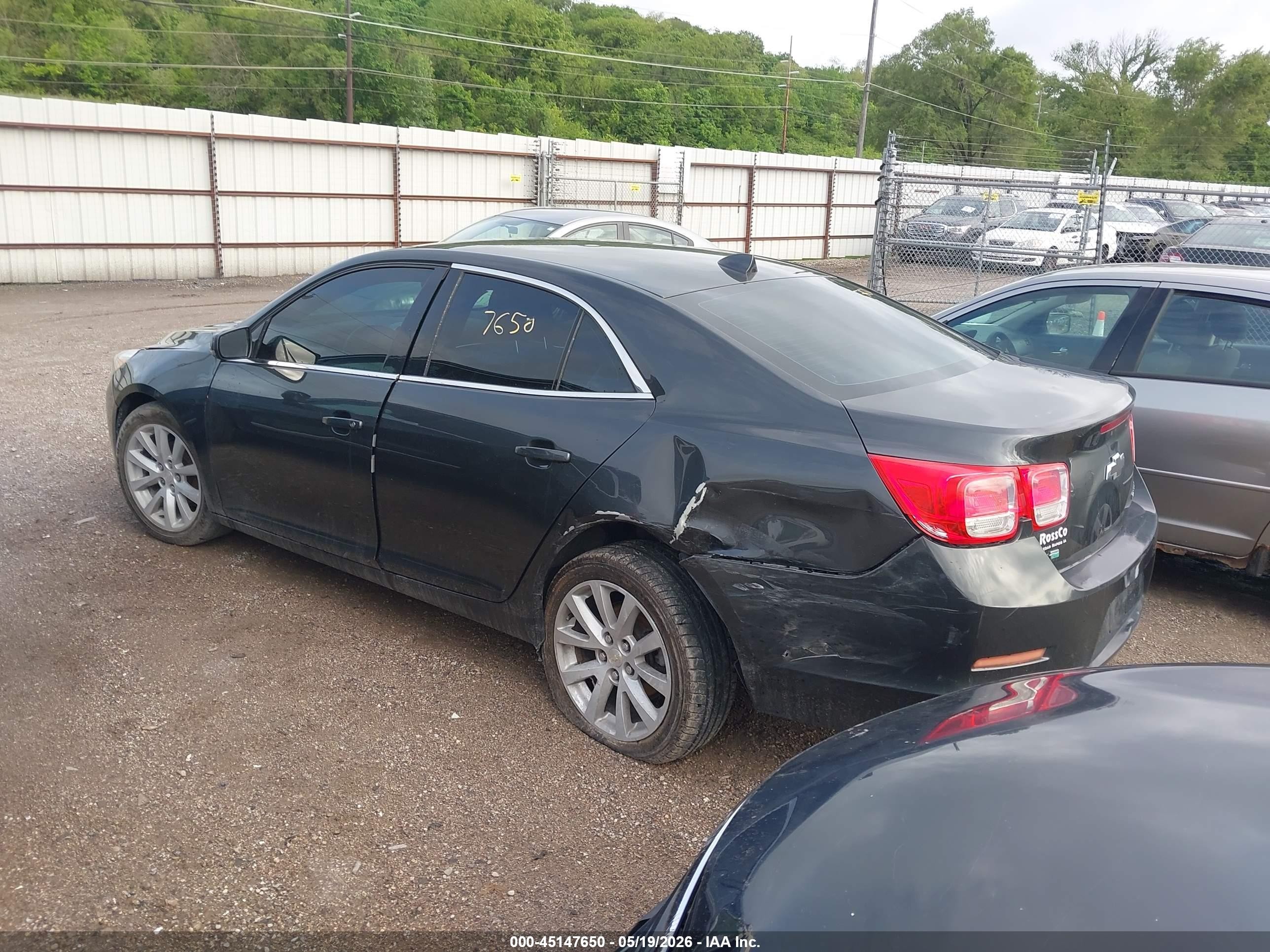 2014 Chevrolet Malibu 2lt Black vin: 1G11E5SL1EF260558