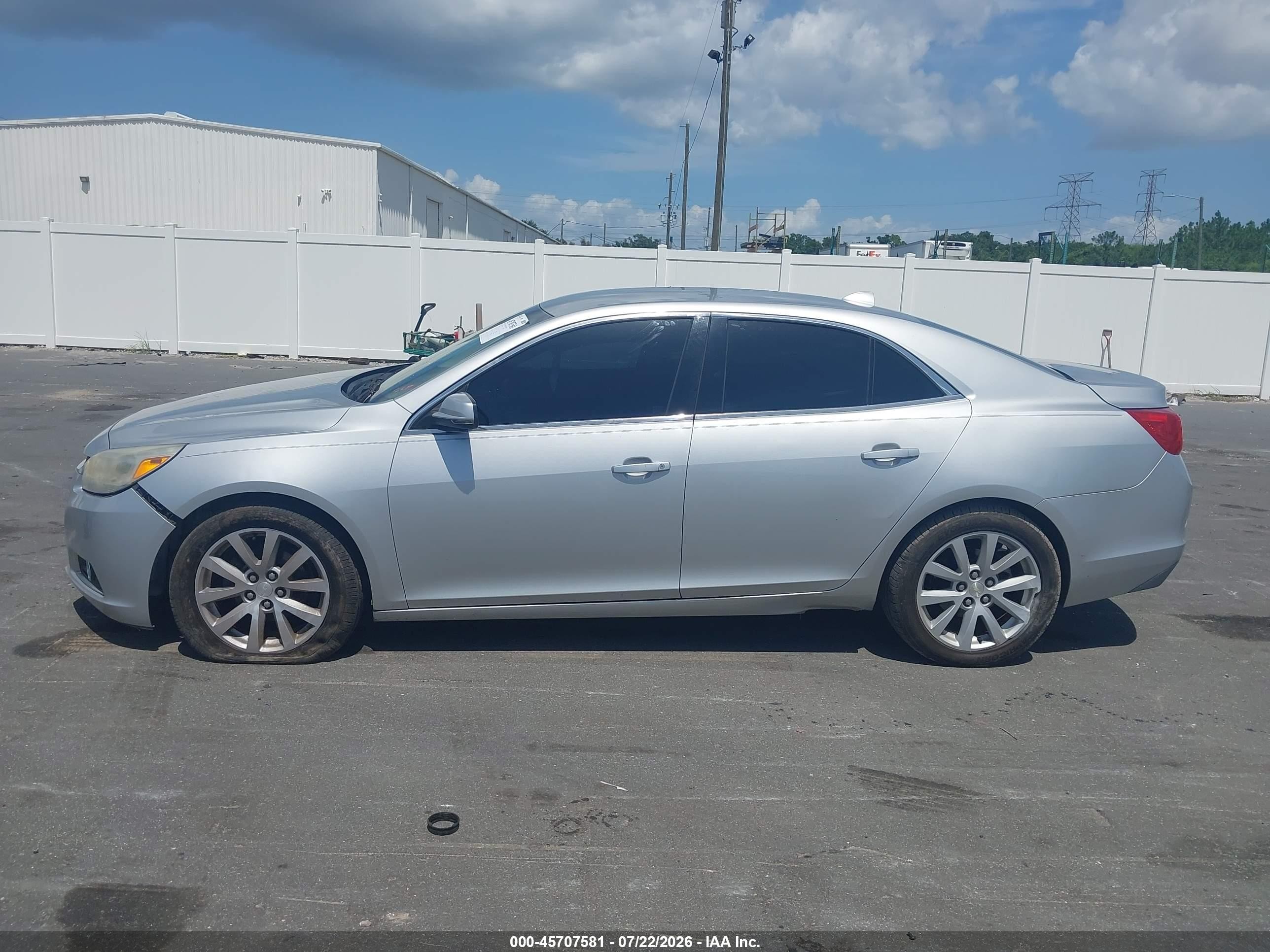 2014 Chevrolet Malibu 2lt Silver vin: 1G11E5SL2EF123063