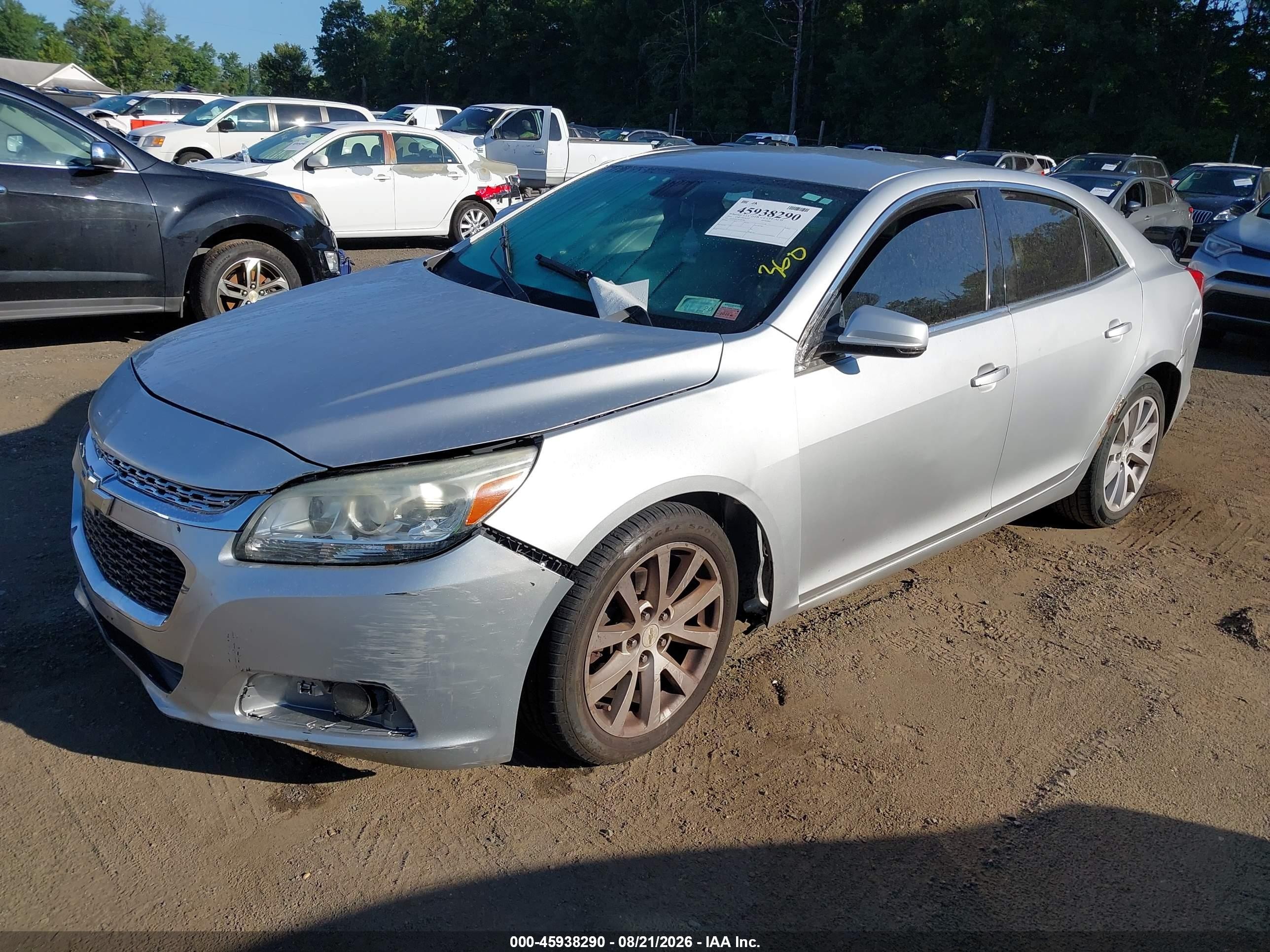 2014 Chevrolet Malibu 2lt Silver vin: 1G11E5SL2EF224166
