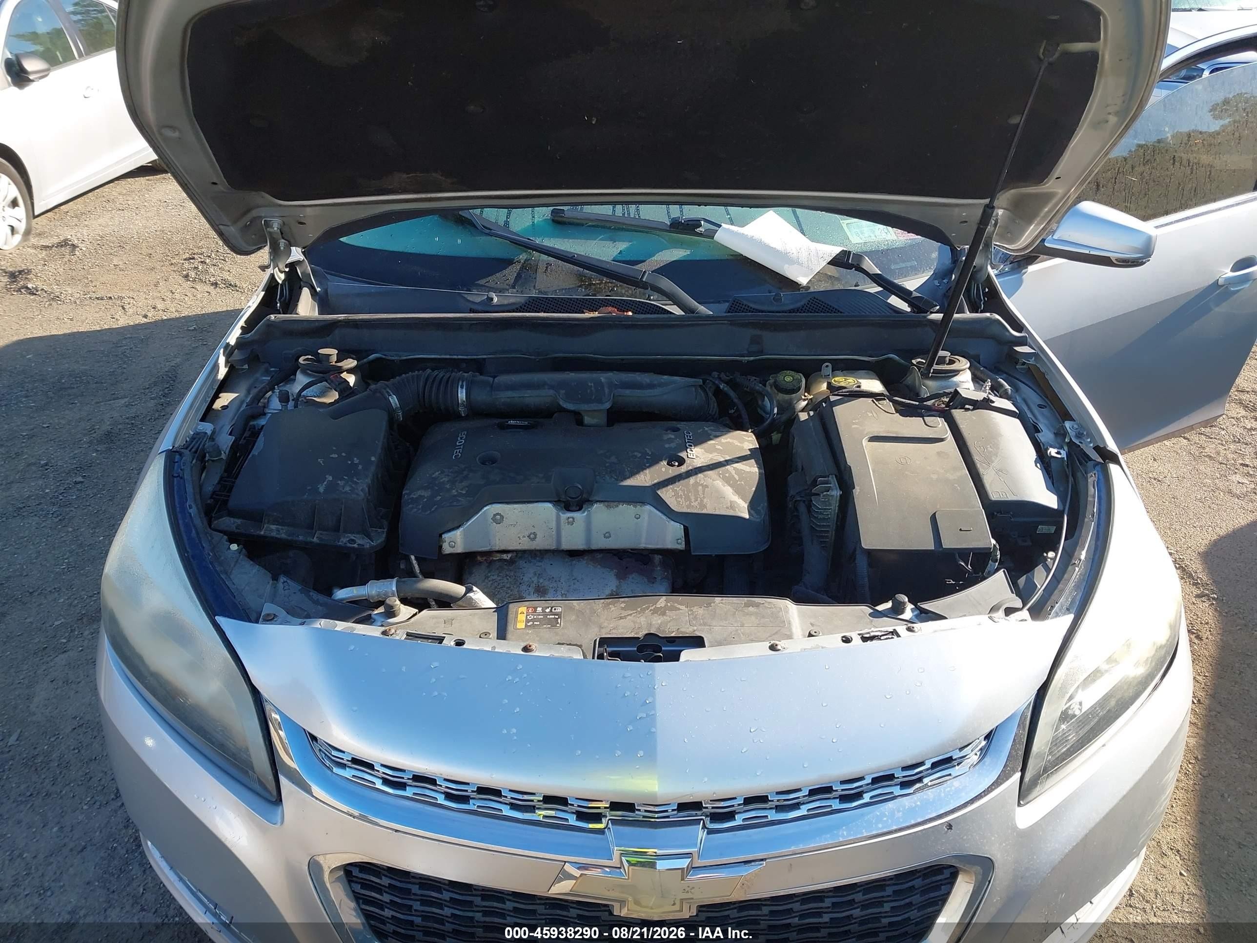 2014 Chevrolet Malibu 2lt Silver vin: 1G11E5SL2EF224166