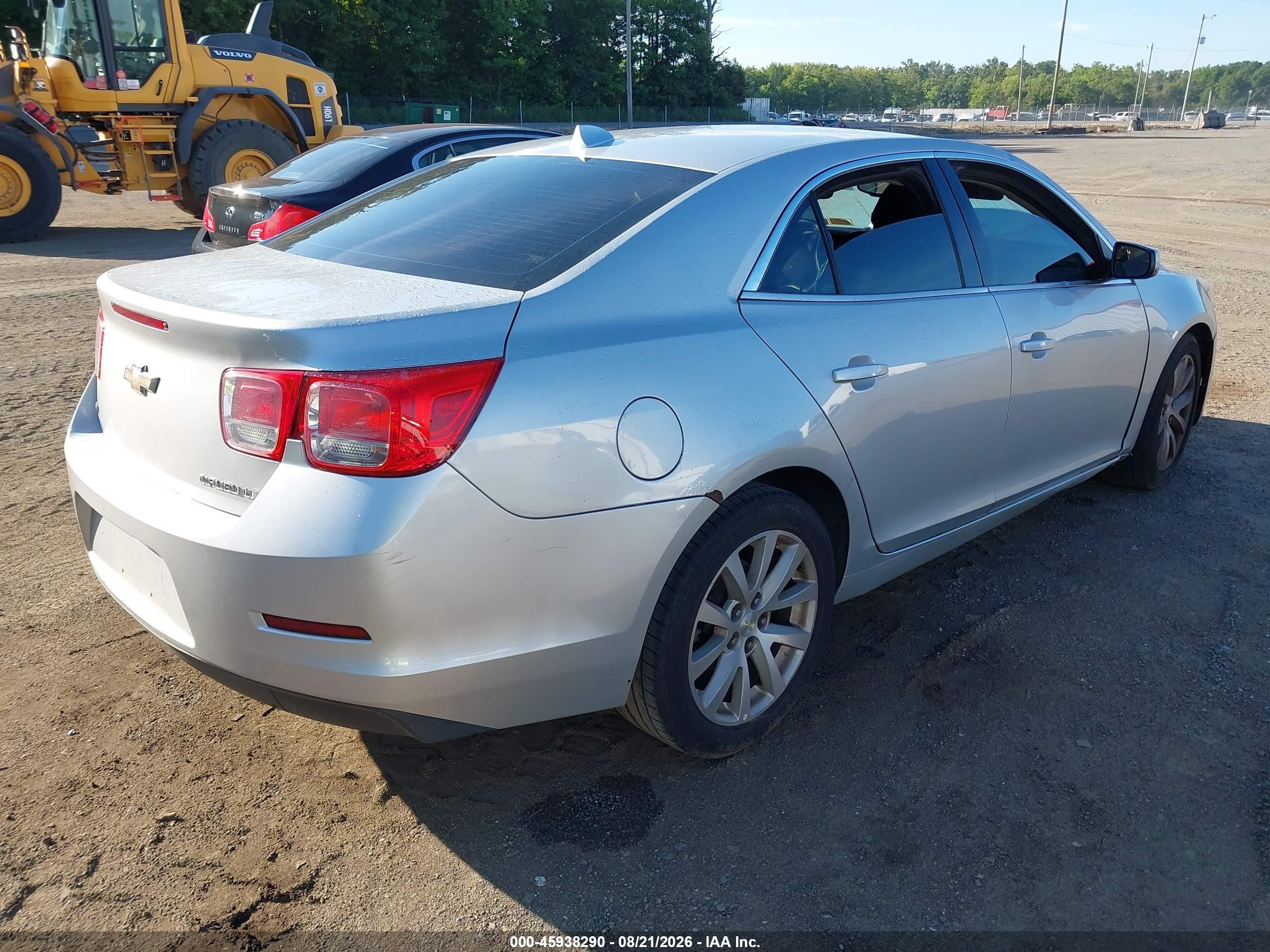 2014 Chevrolet Malibu 2lt Silver vin: 1G11E5SL2EF224166