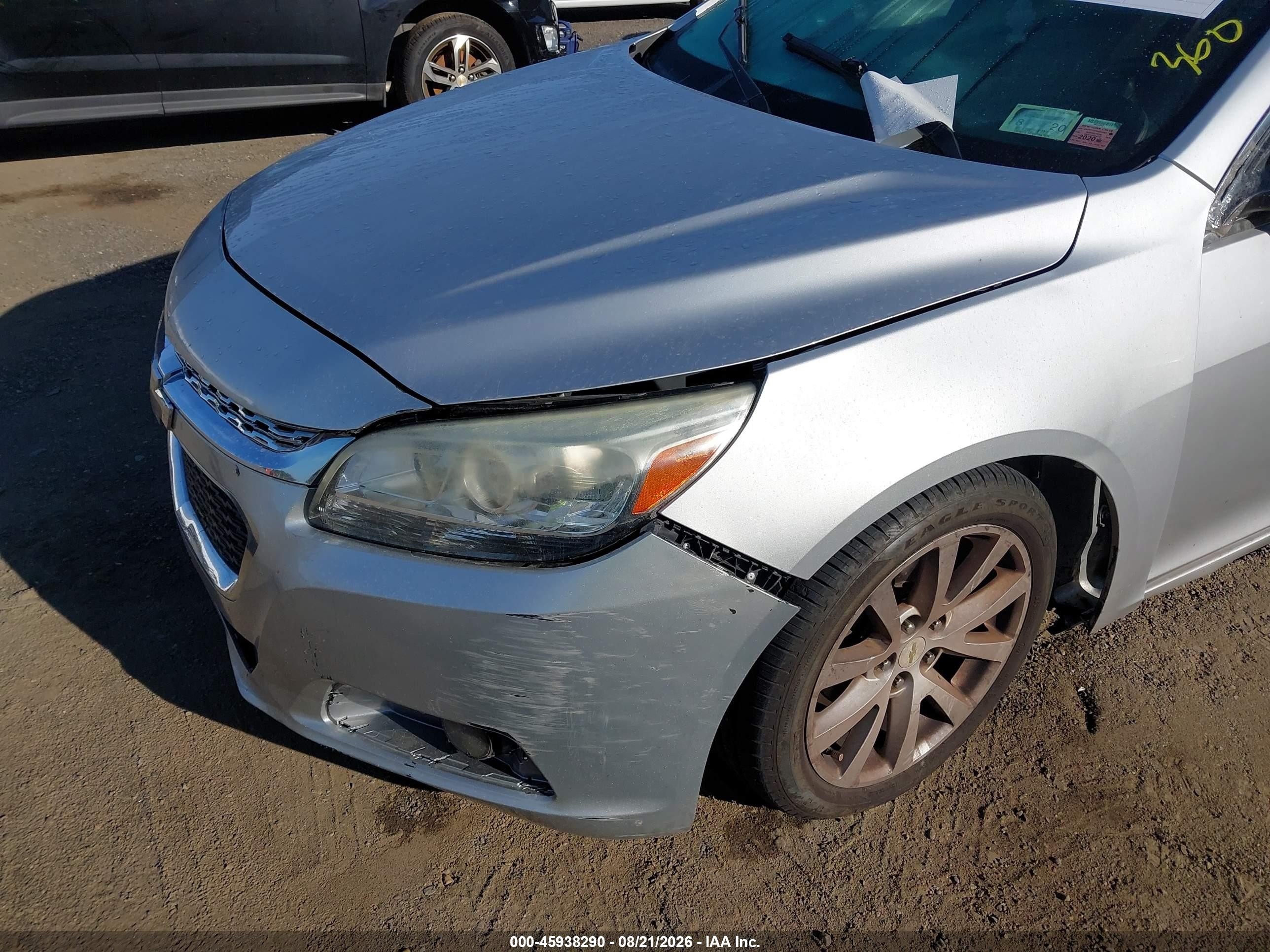 2014 Chevrolet Malibu 2lt Silver vin: 1G11E5SL2EF224166