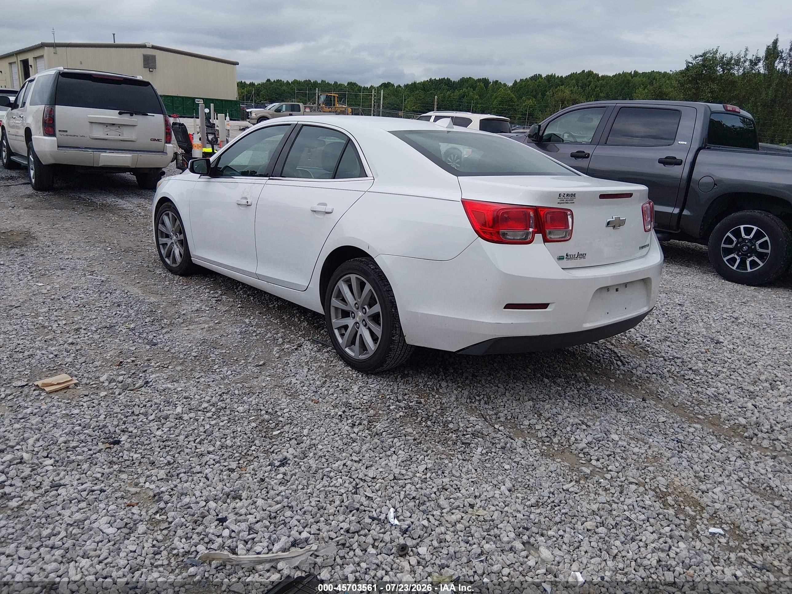 2014 Chevrolet Malibu 2lt White vin: 1G11E5SL2EF296534